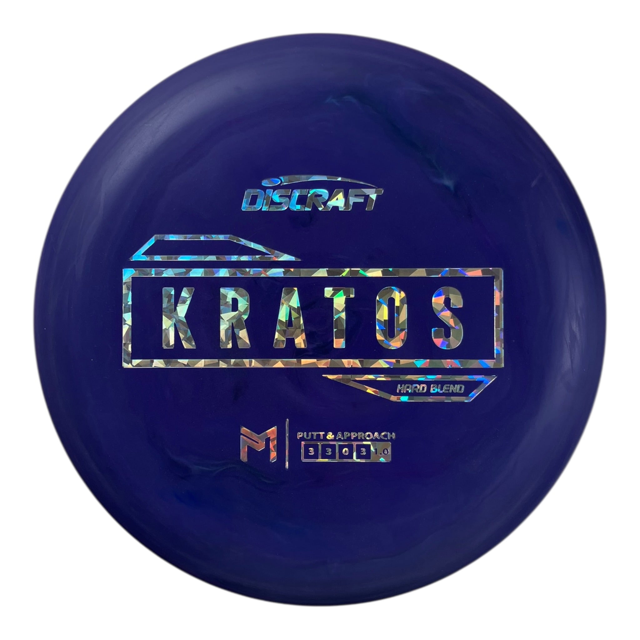 Discraft Kratos | Putter Line Hard | Purple/Silver 171g Disc Golf