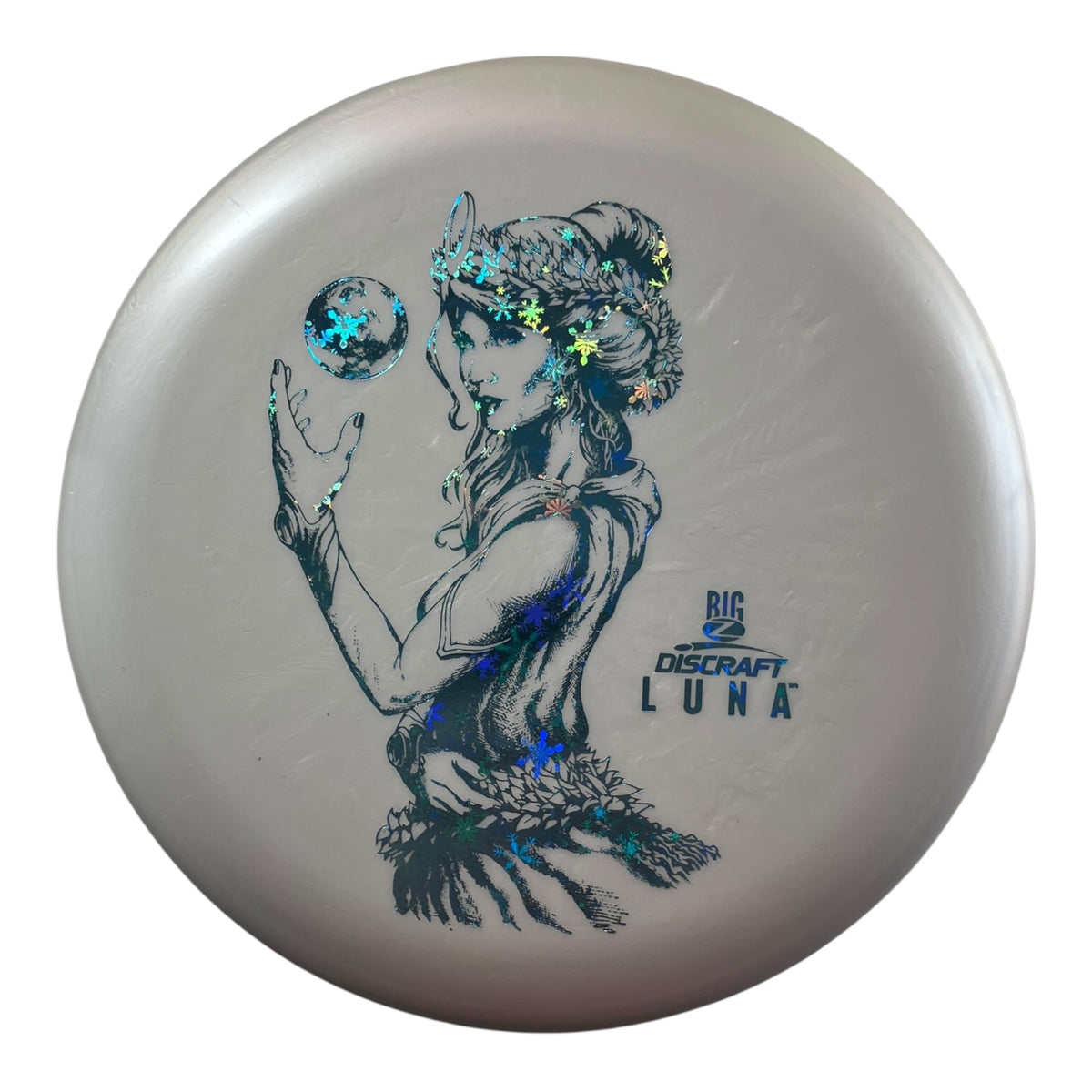 Discraft Luna | Big Z | White/Snowflakes 173g (Paul McBeth) Disc Golf