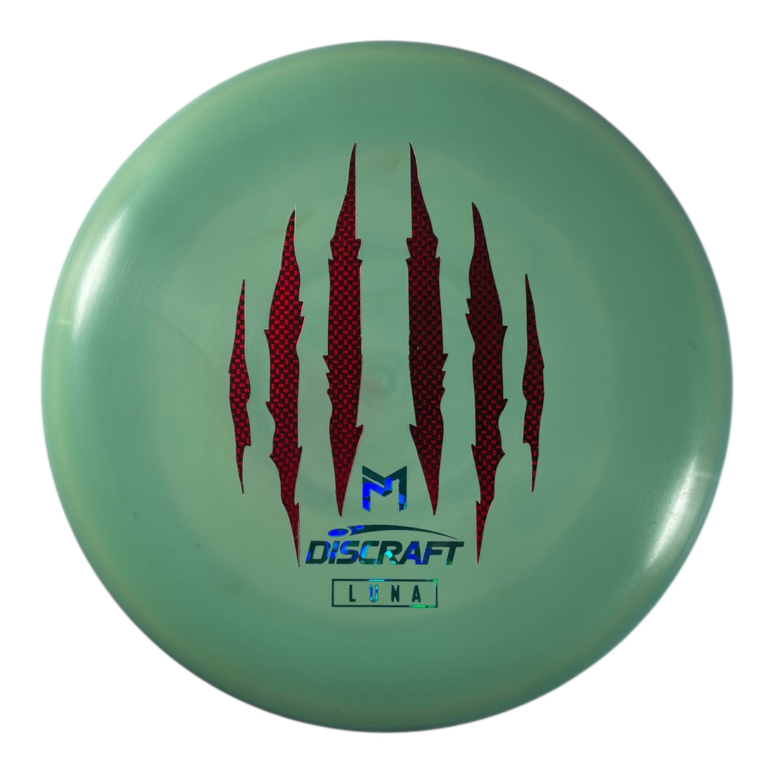 Discraft Luna | ESP | Green/Red 174g (Paul McBeth 6x Claw) Disc Golf