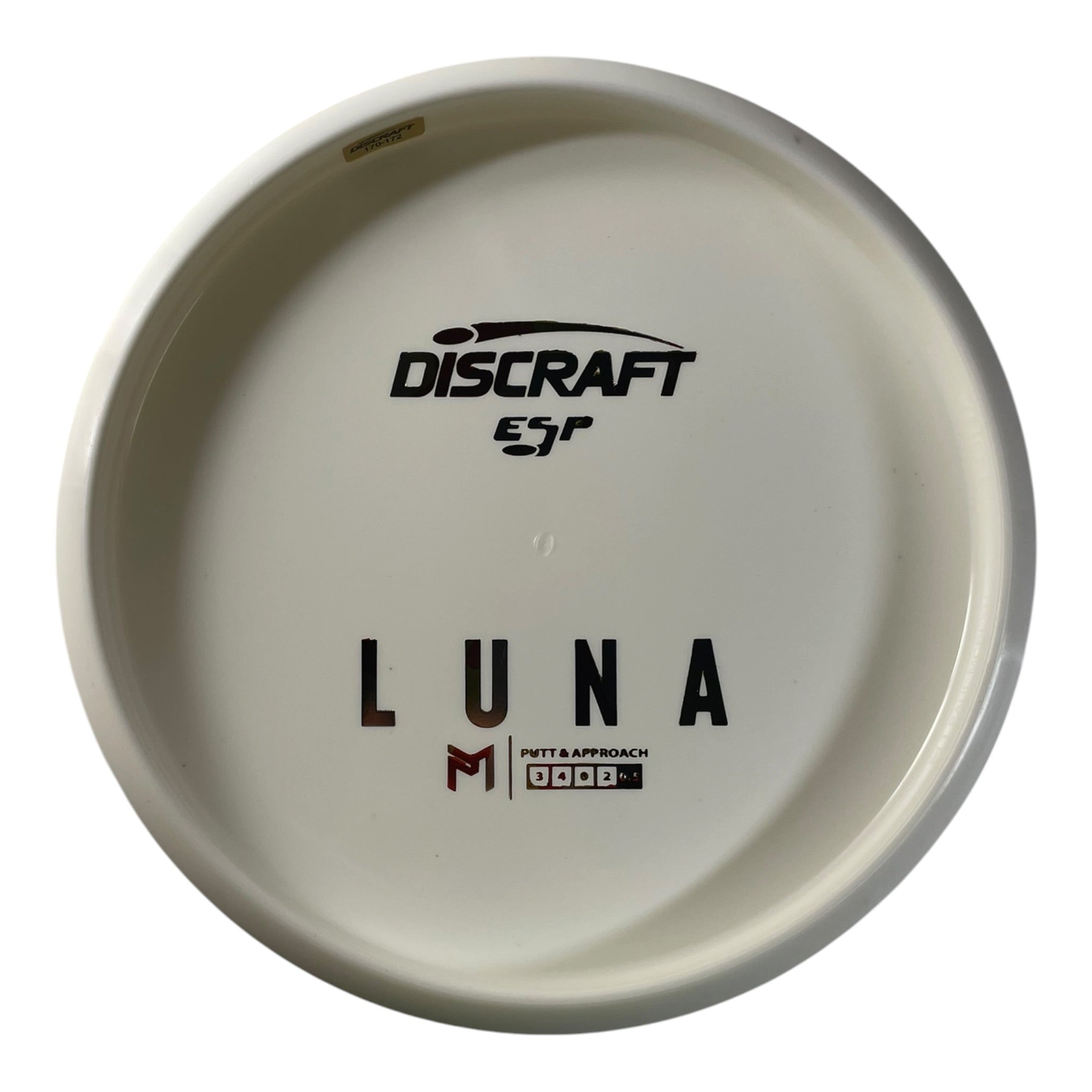 Discraft Luna | ESP | White/Multi 172g (Paul McBeth Bottom Stamp) Disc Golf