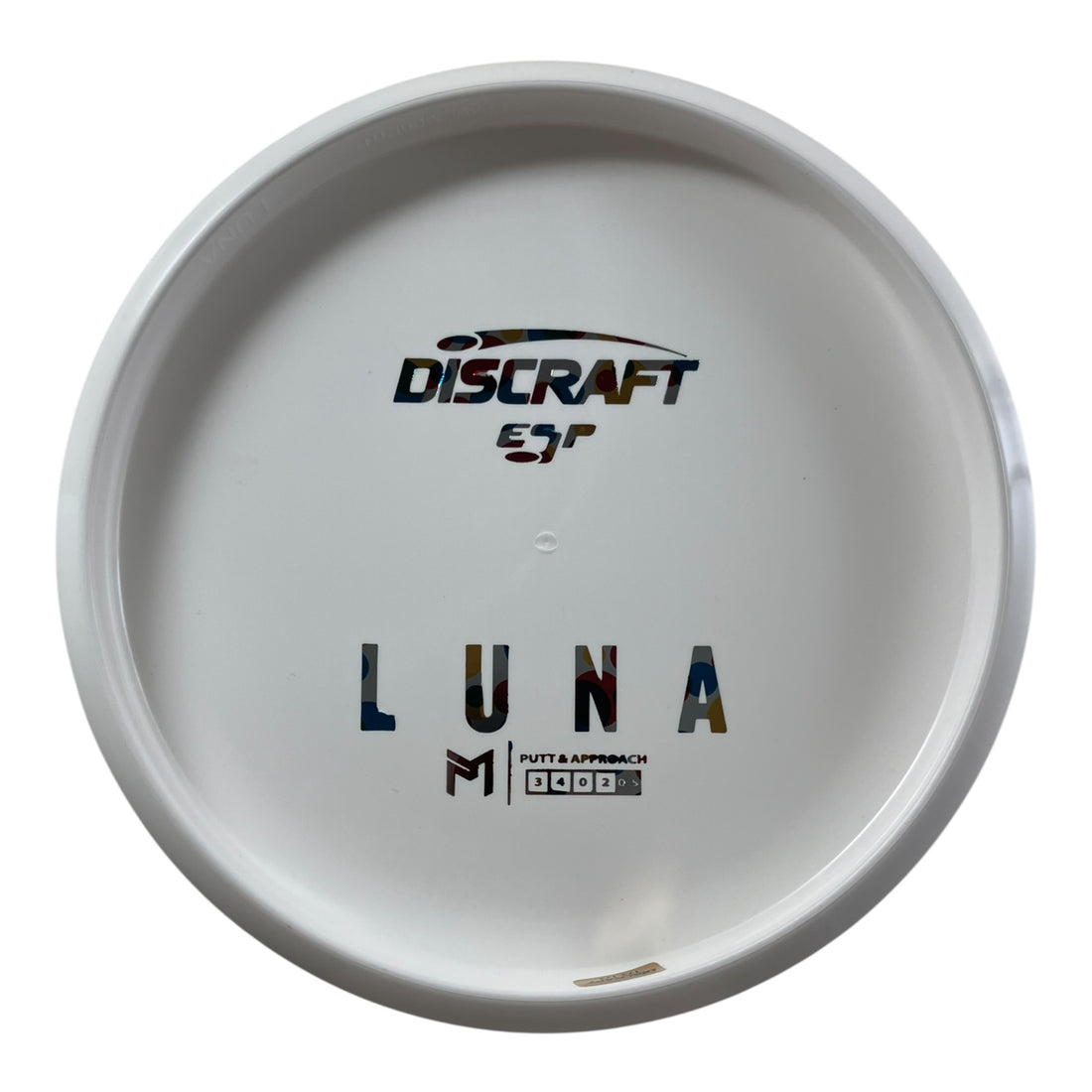 Discraft Luna | ESP | White/Wonderbread 173g (Paul McBeth Bottom Stamp) Disc Golf