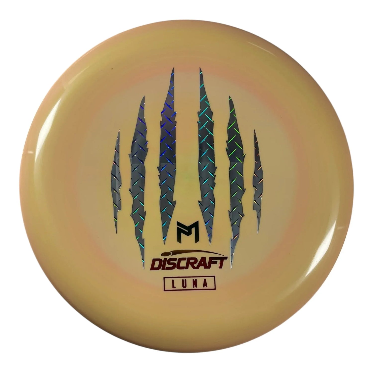 Discraft Luna | ESP | Yellow/Metal 174g (Paul McBeth 6X Claw) Disc Golf