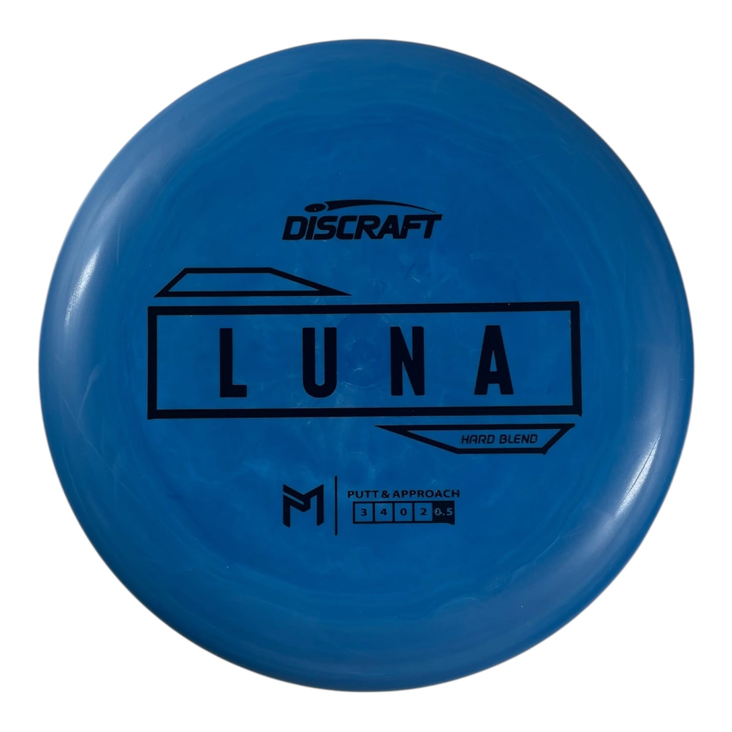 Discraft Luna | Putter Line Hard | Blue/Black 173g (Paul McBeth) Disc Golf