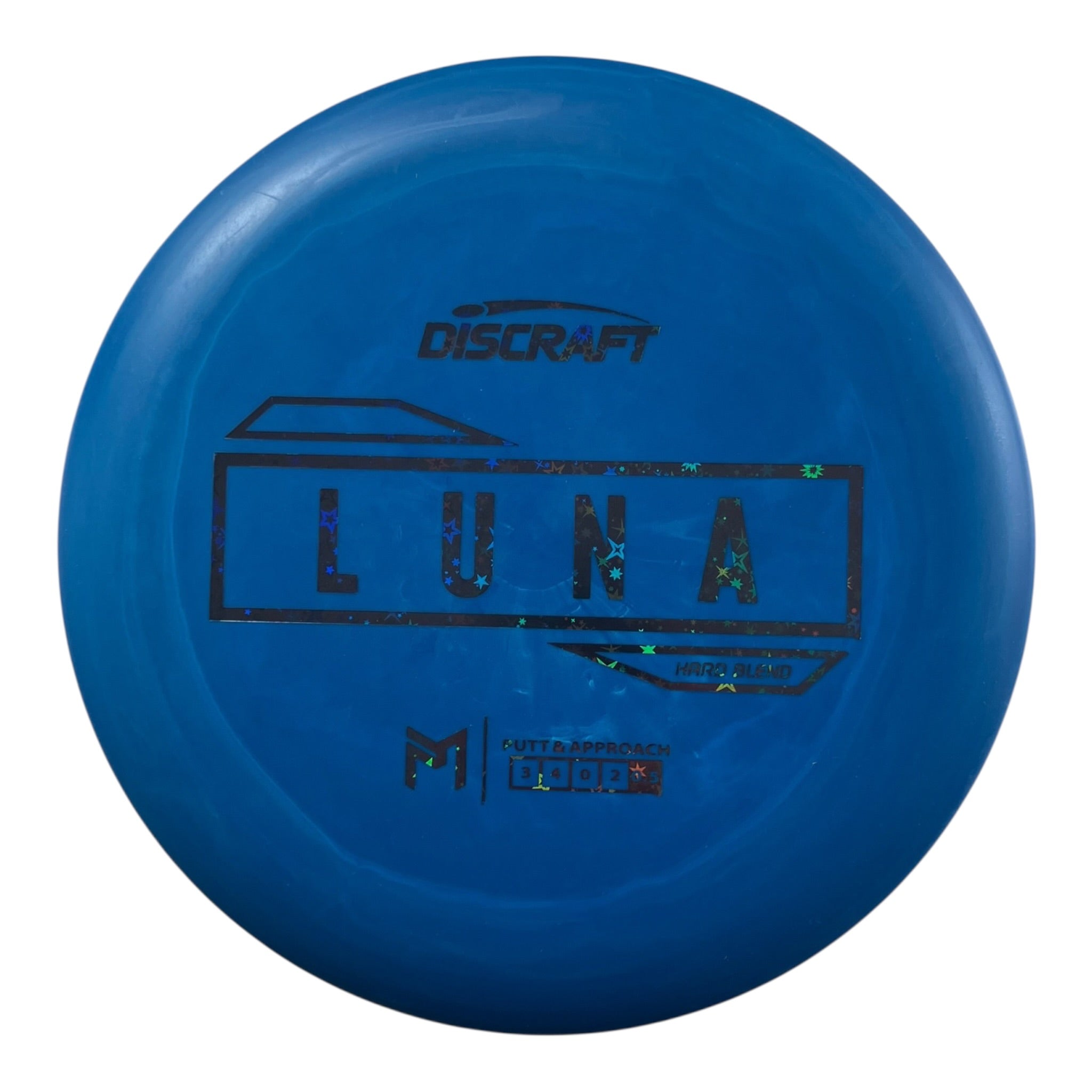 Discraft Luna | Putter Line Hard | Blue/Black Stars 173-174g (Paul McBeth) Disc Golf