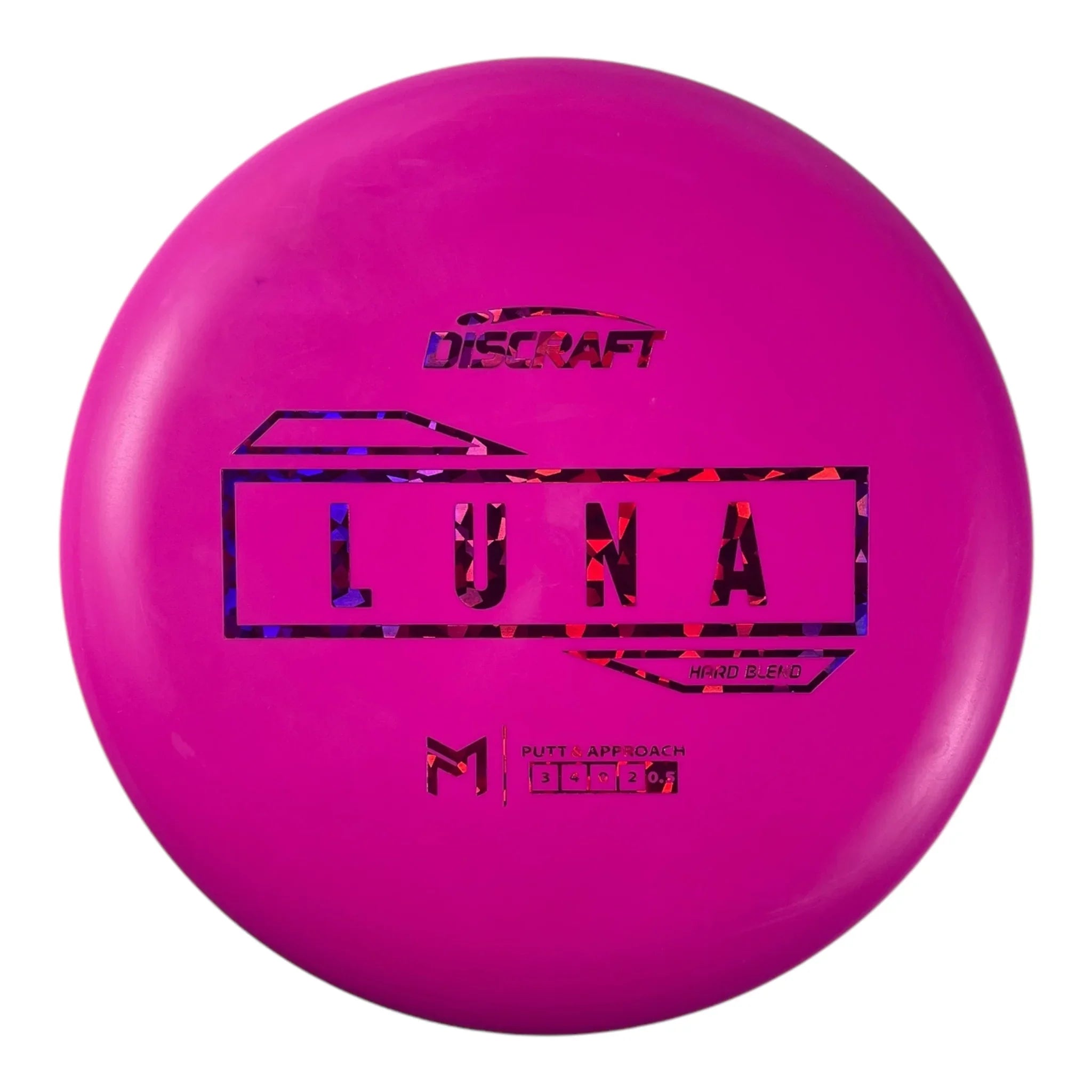 Discraft Luna | Putter Line Hard | Pink/Pink 171-172g (Paul McBeth) Disc Golf