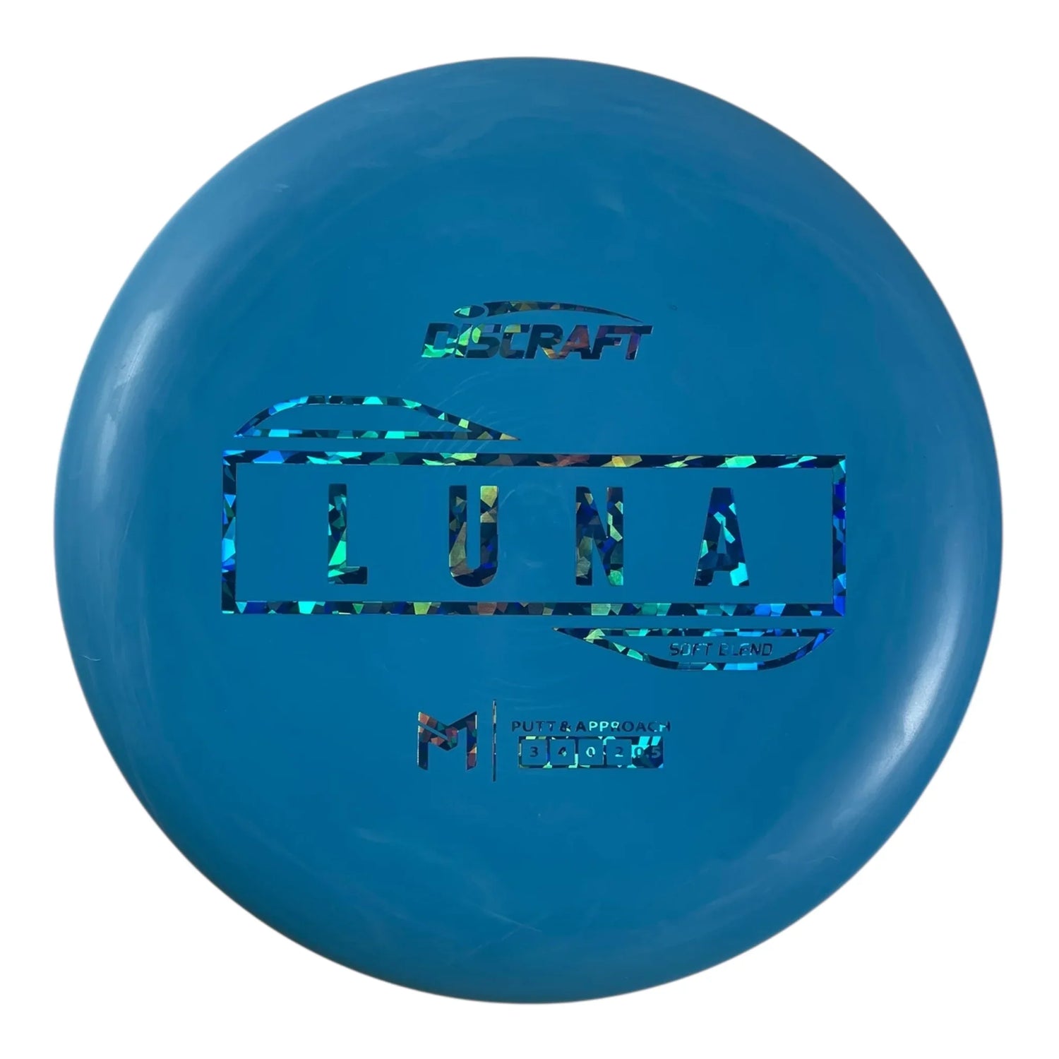 Discraft Luna | Putter Line Soft | Blue/Blue Holo 174g (Paul McBeth) Disc Golf