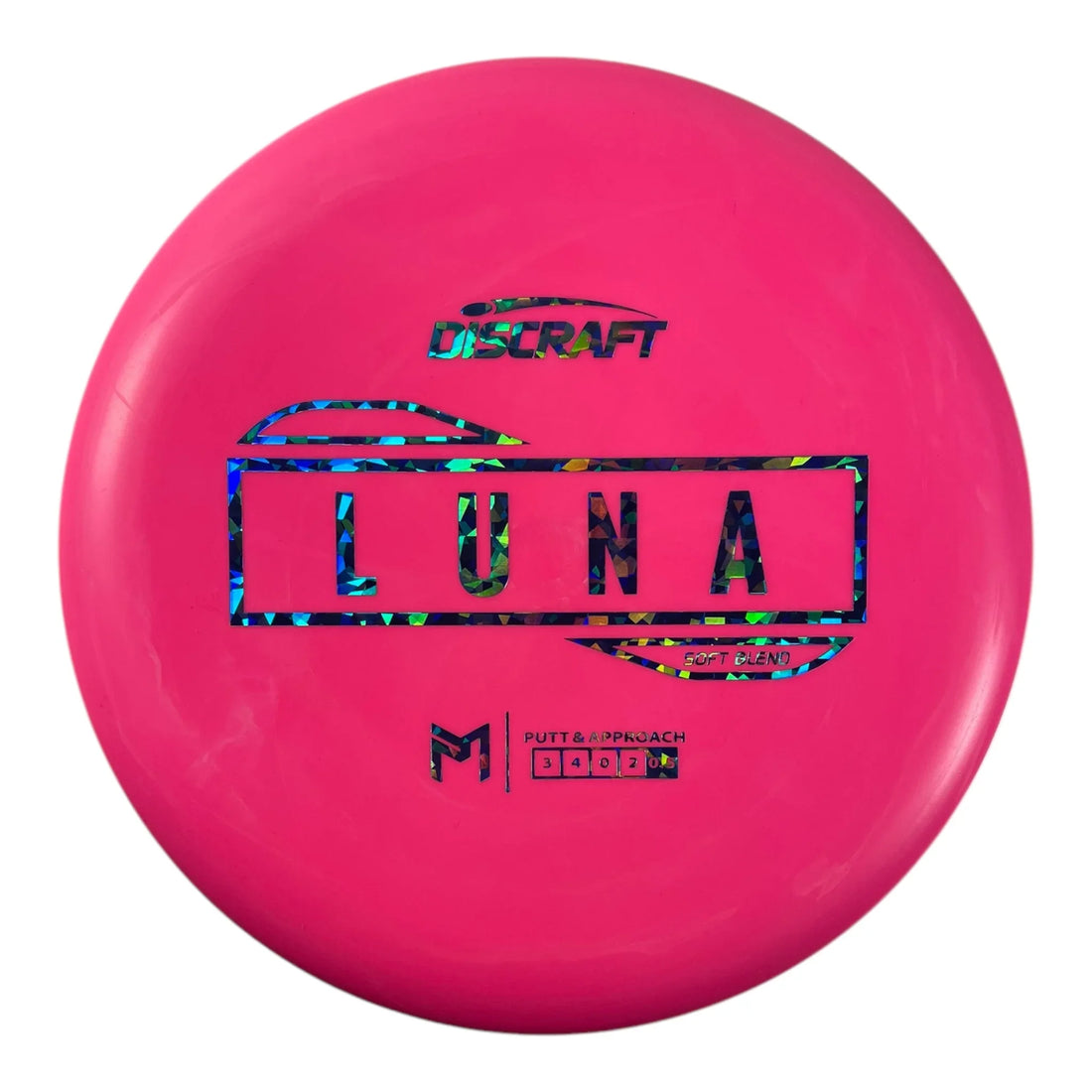 Discraft Luna | Putter Line Soft | Pink/Blue 170-172g (Paul McBeth) Disc Golf