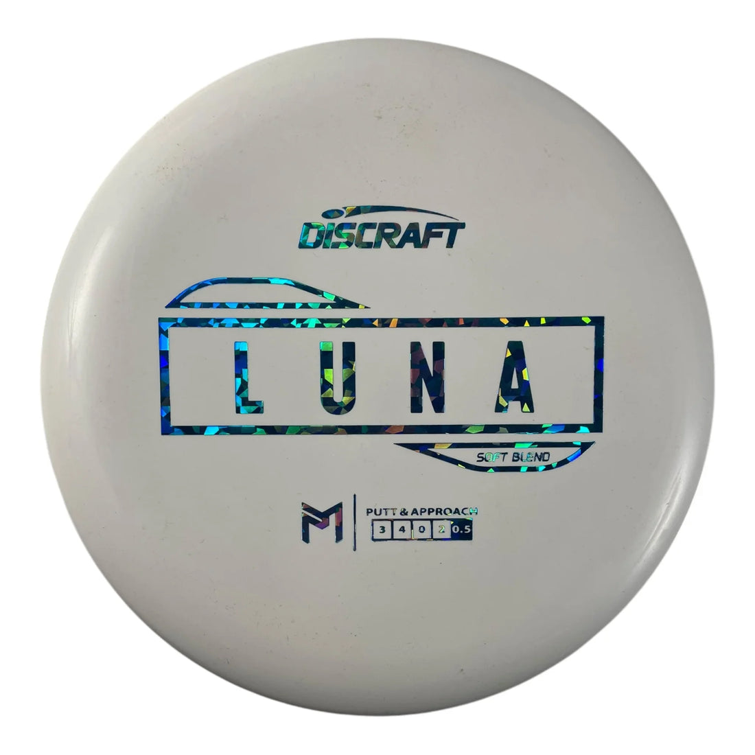 Discraft Luna | Putter Line Soft | White/Blue 169g (Paul McBeth) Disc Golf