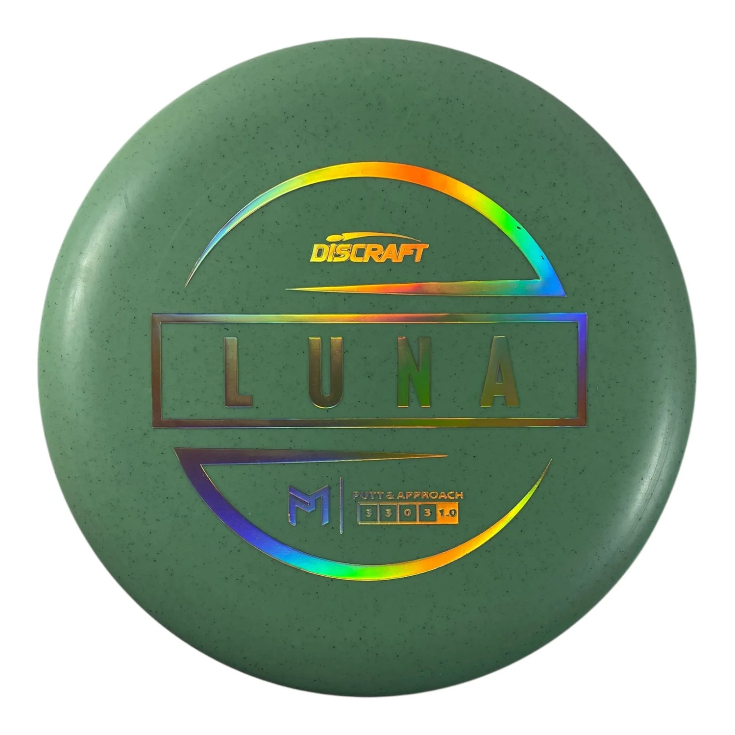 Discraft Luna | Special Blend | Green/Gold Holo 172g (Paul McBeth) Disc Golf