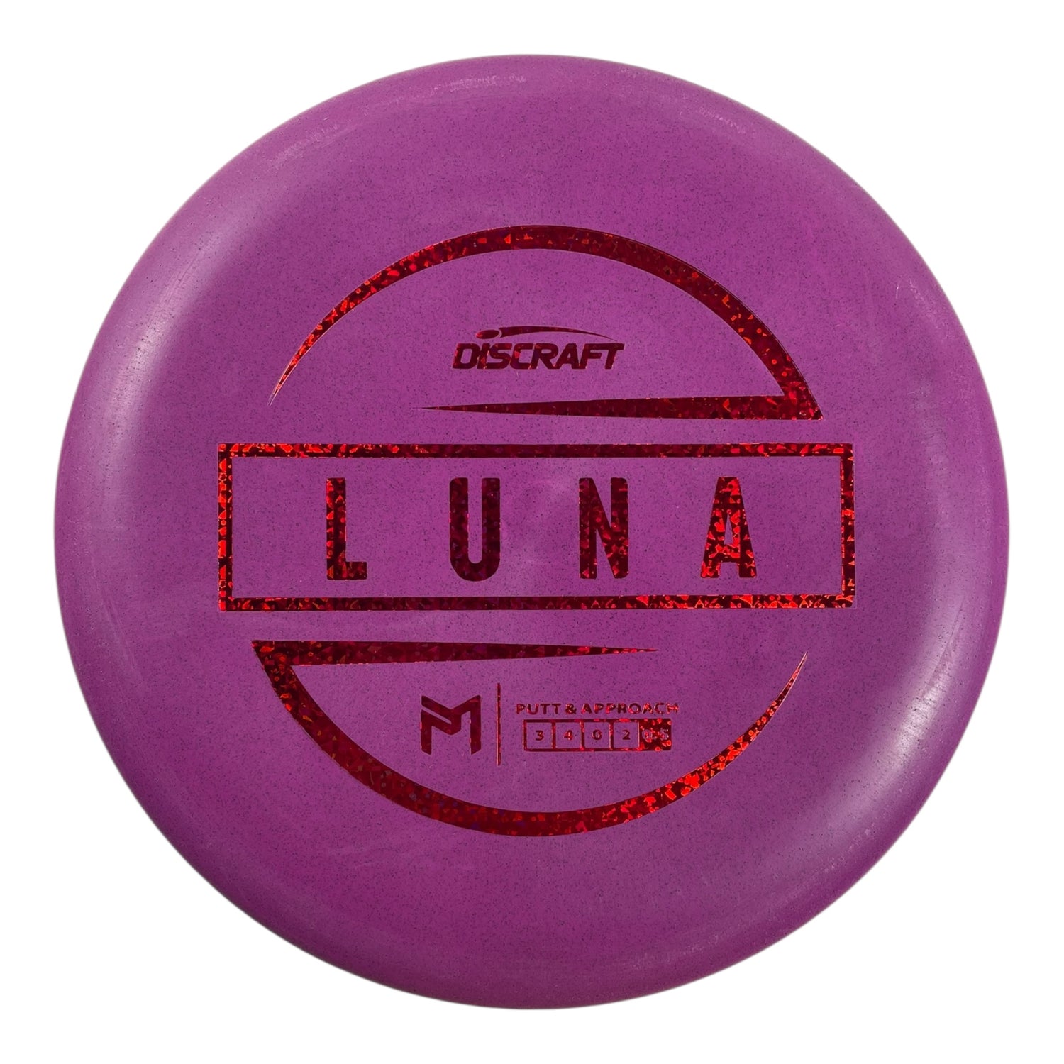 Discraft Luna | Special Blend | Purple/Red Sparkle 175g (Paul McBeth) Disc Golf