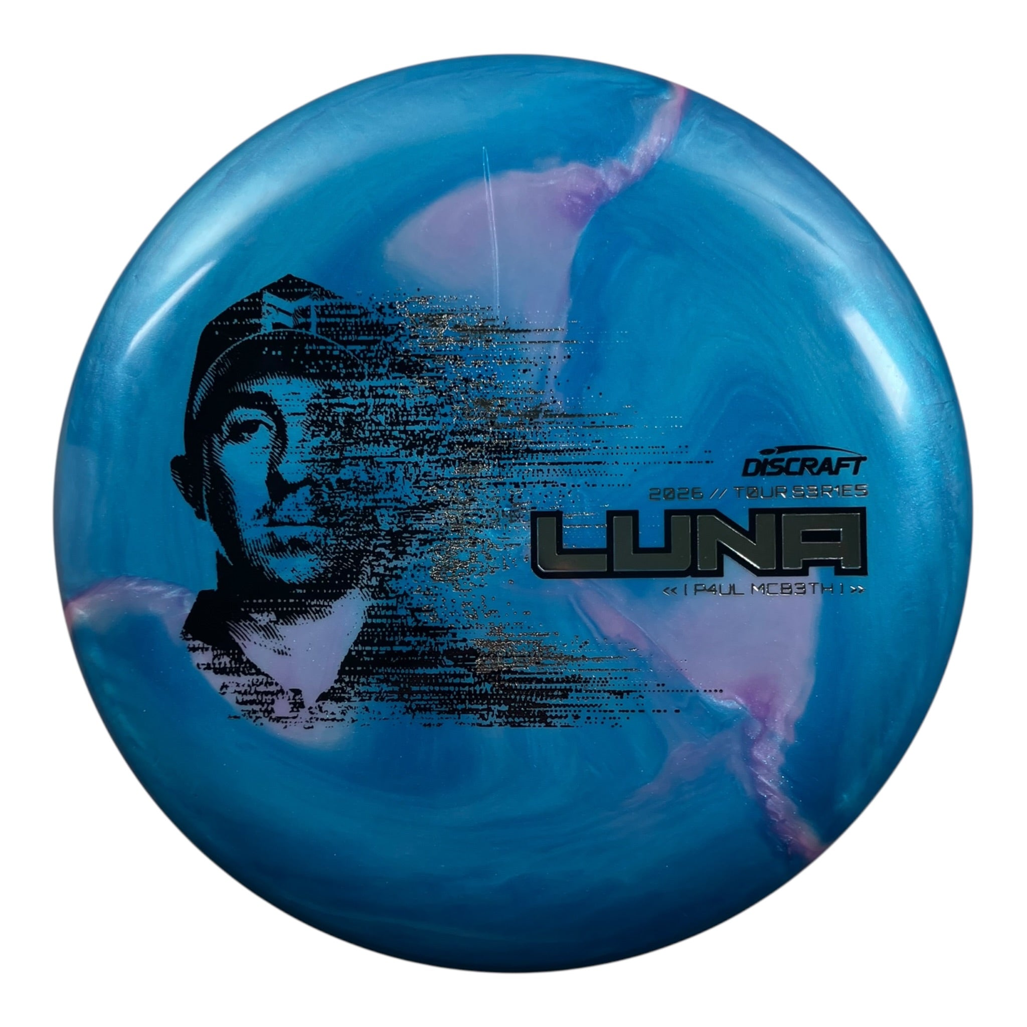 Discraft Luna | Titanium Big Z | Blue/Holo 173g (Paul McBeth 2026 Tour Series) Disc Golf