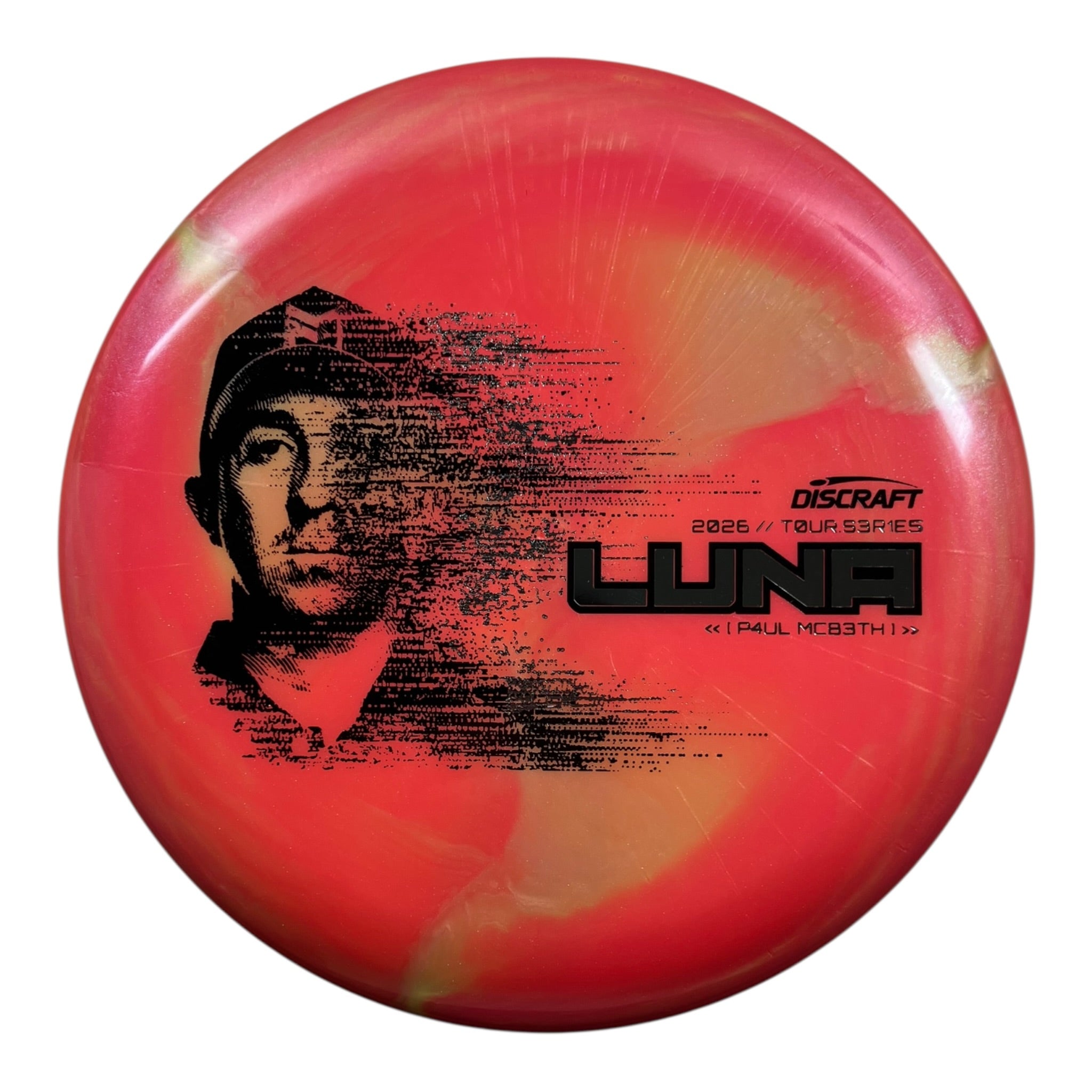Discraft Luna | Titanium Big Z | Orange/Holo 173g (Paul McBeth 2026 Tour Series) Disc Golf