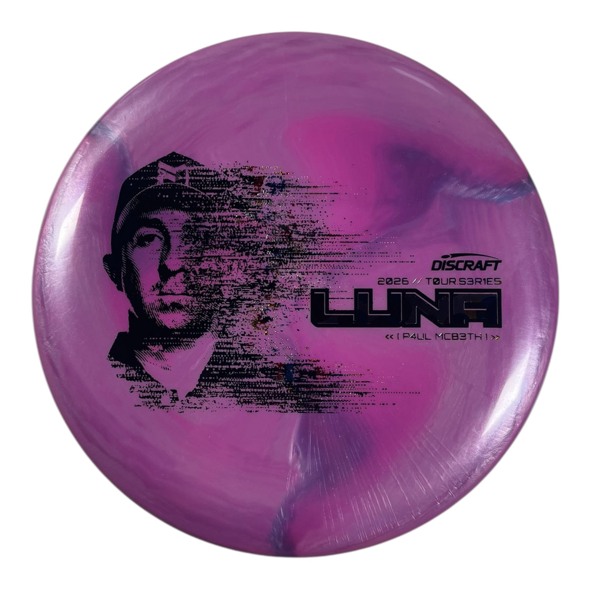 Discraft Luna | Titanium Big Z | Pink/Wonderbread 173g (Paul McBeth 2026 Tour Series) Disc Golf