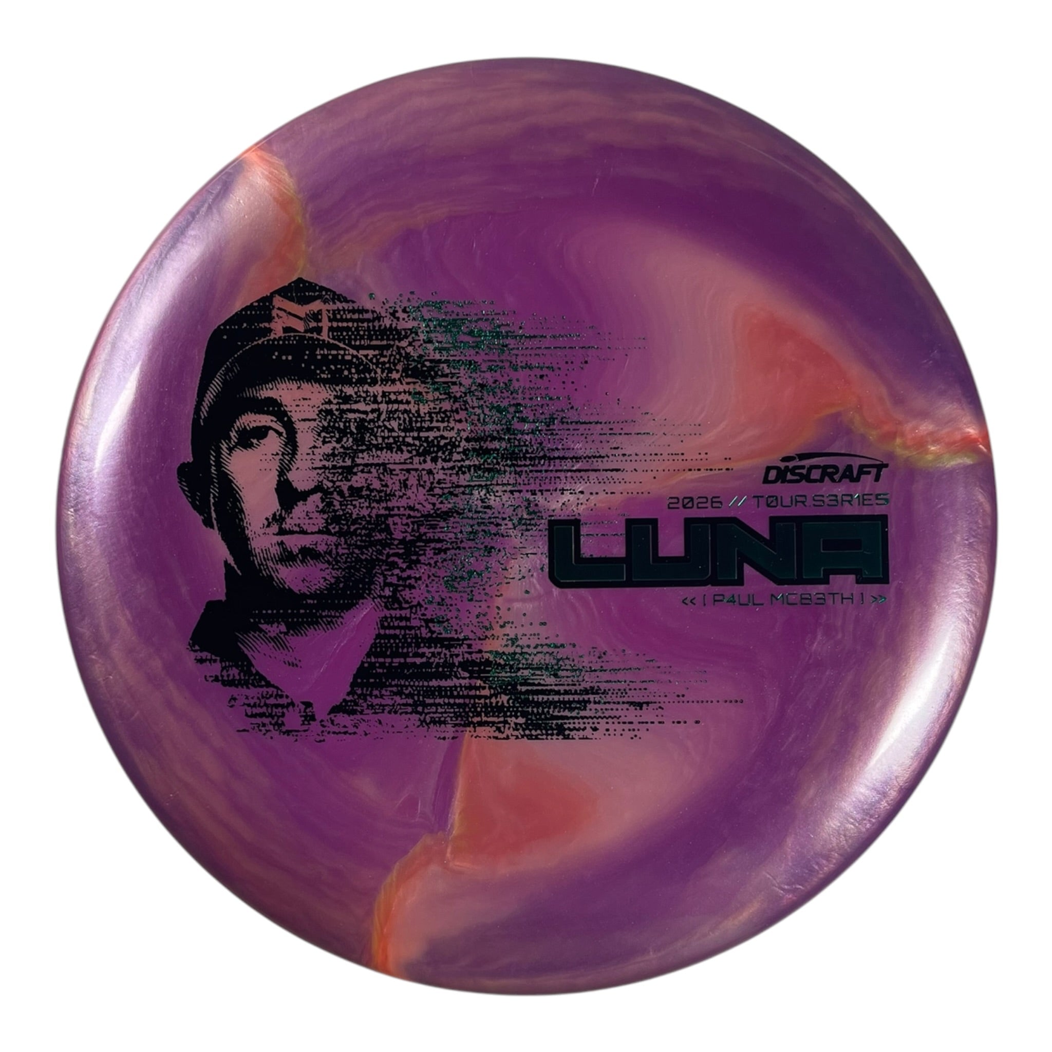 Discraft Luna | Titanium Big Z | Purple/Green 173g (Paul McBeth 2026 Tour Series) Disc Golf