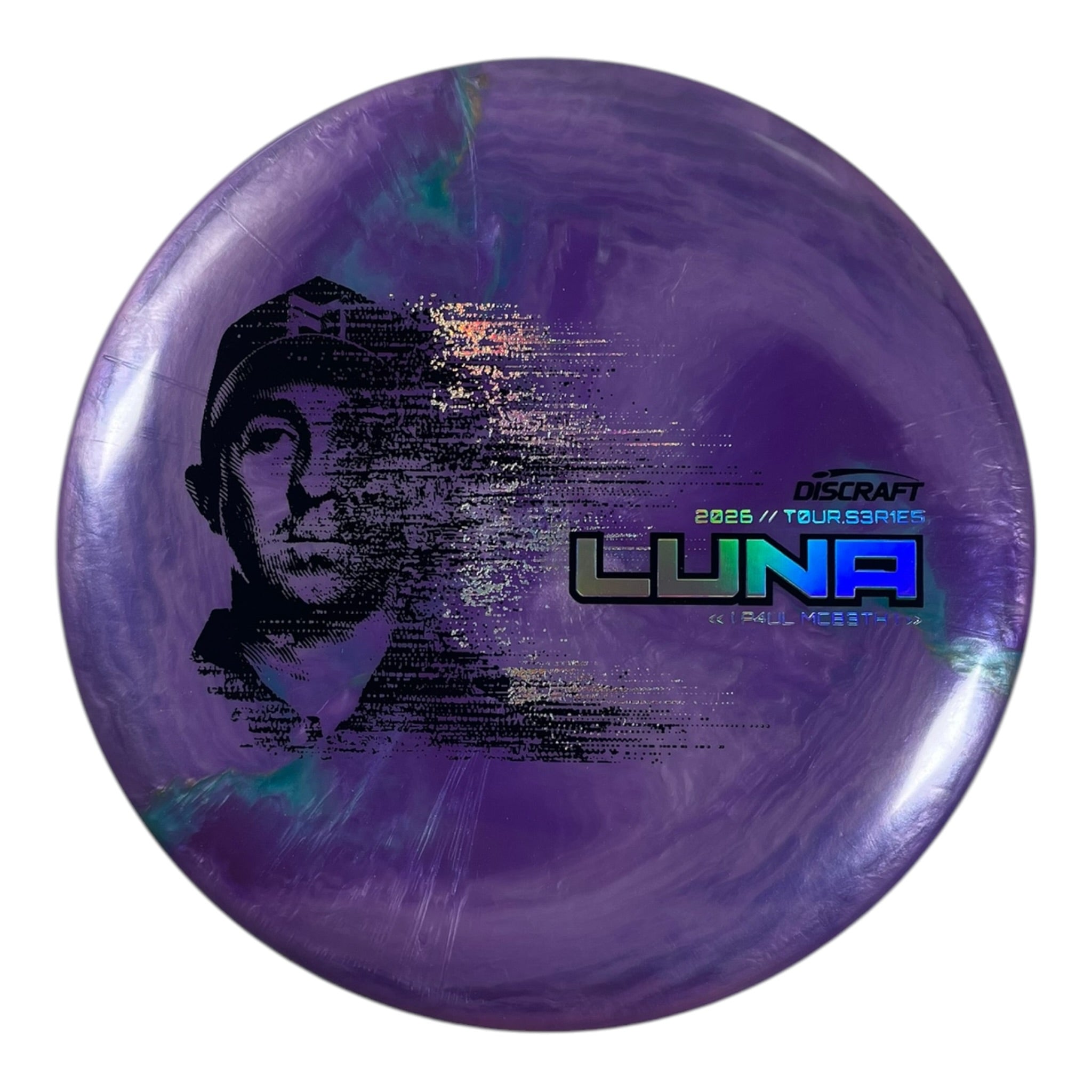 Discraft Luna | Titanium Big Z | Purple/Holo 173g (Paul McBeth 2026 Tour Series) Disc Golf