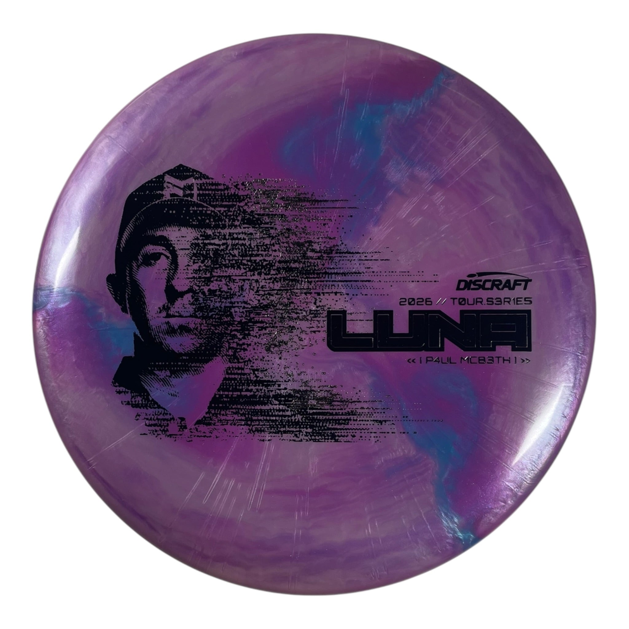 Discraft Luna | Titanium Big Z | Purple/Silver 173g (Paul McBeth 2026 Tour Series) Disc Golf