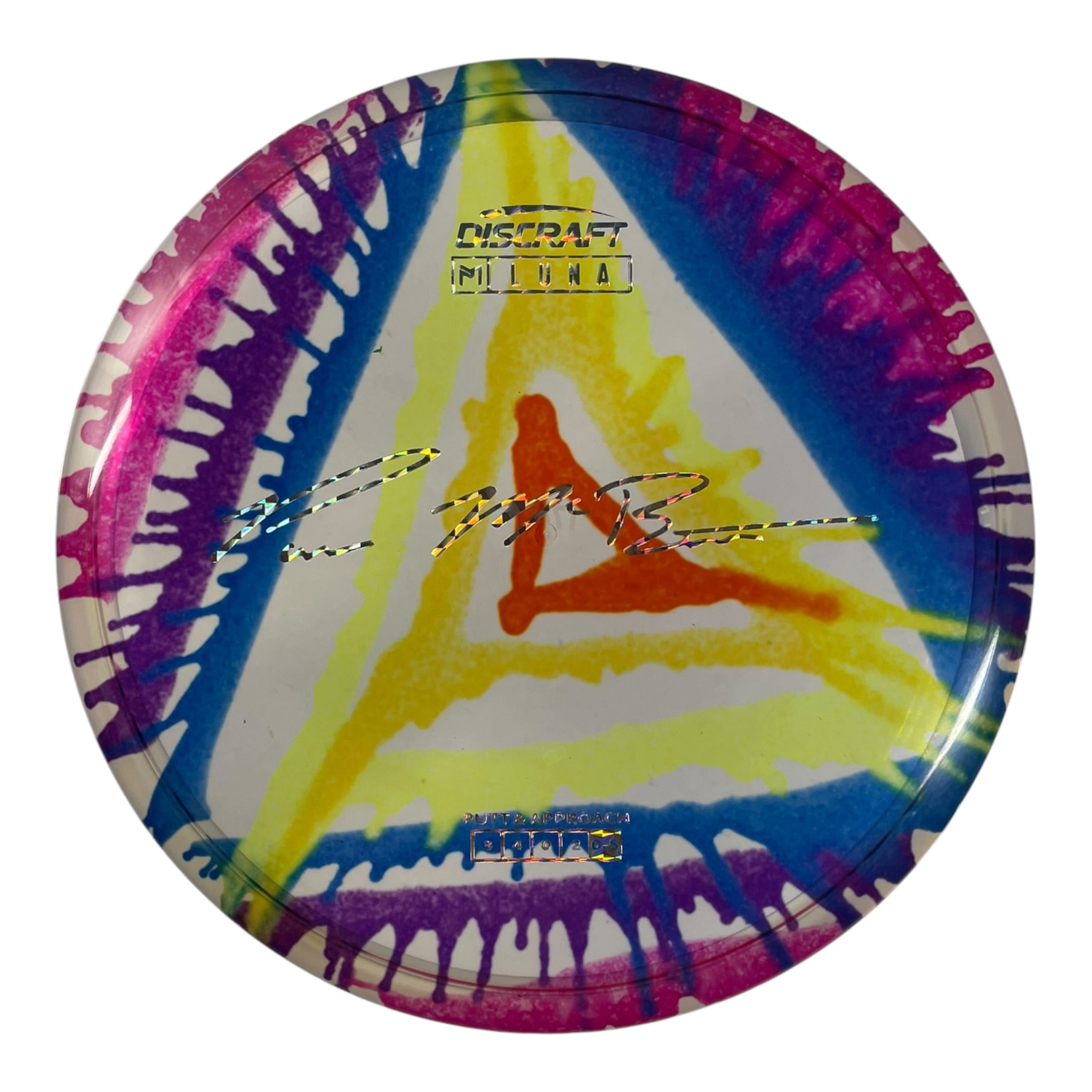 Discraft Luna | Z Line Fly Dye | Blue/Holo 174g (Paul McBeth) Disc Golf