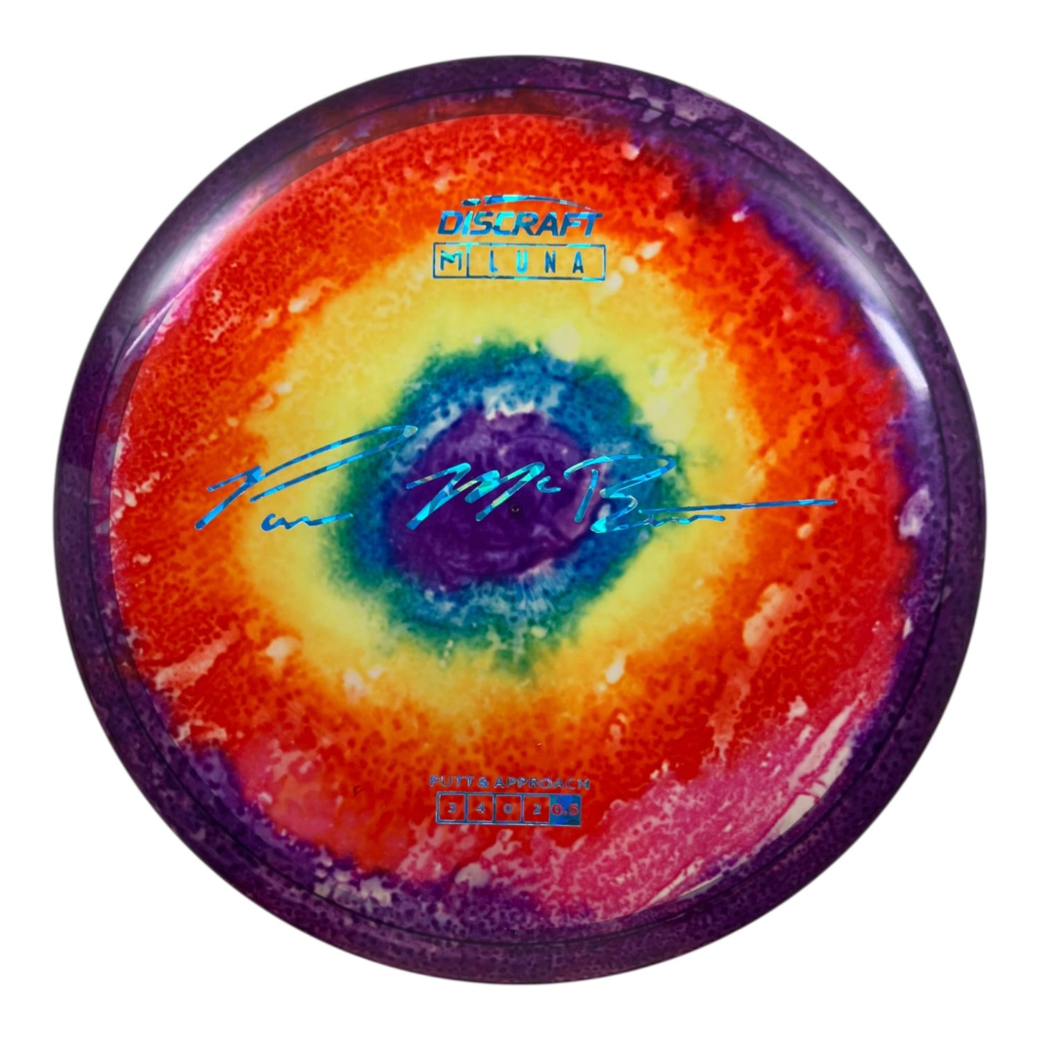 Discraft Luna | Z Line Fly Dye | Multi/Ice 173g (Paul McBeth) Disc Golf