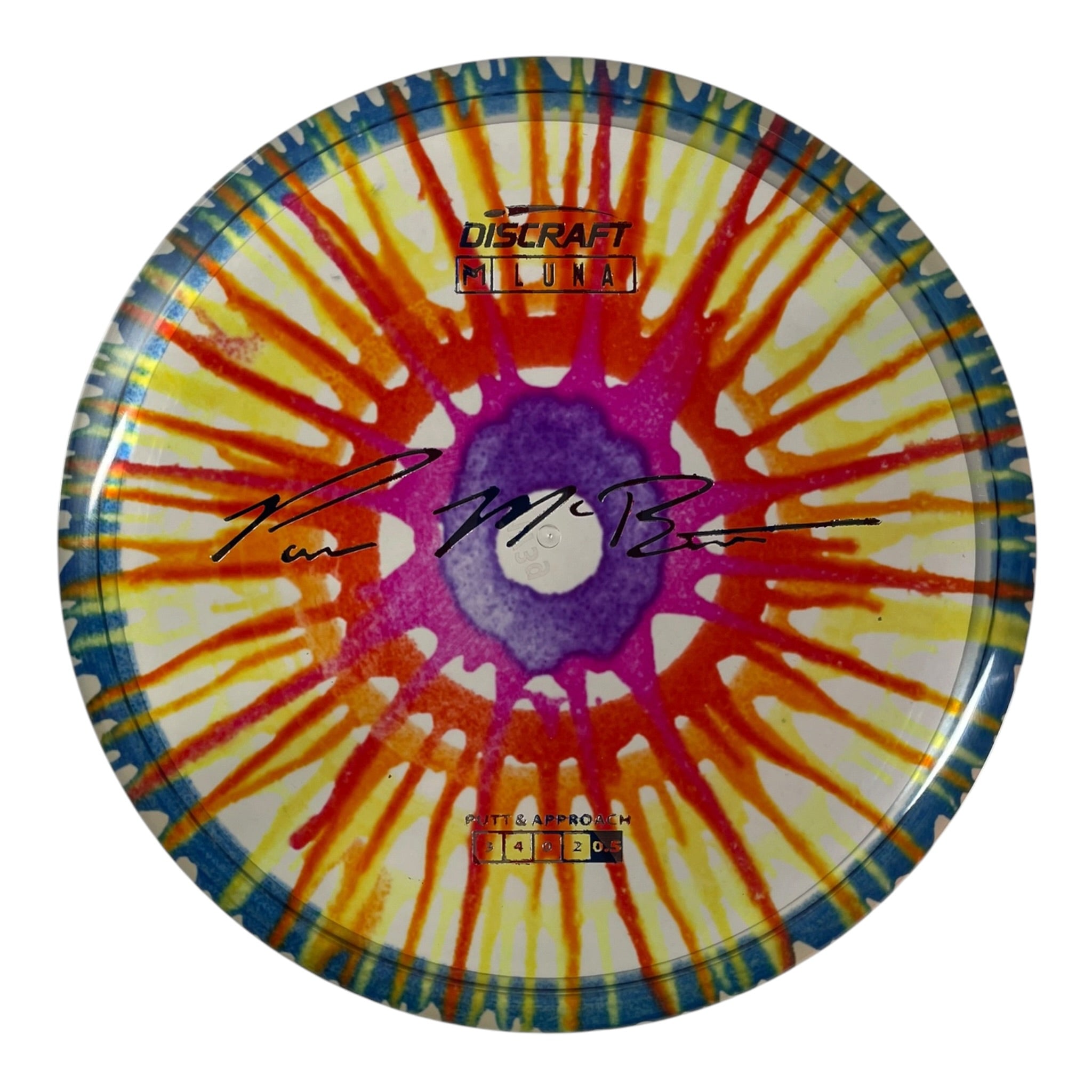 Discraft Luna | Z Line Fly Dye | Multi/USA 173g (Paul McBeth) Disc Golf