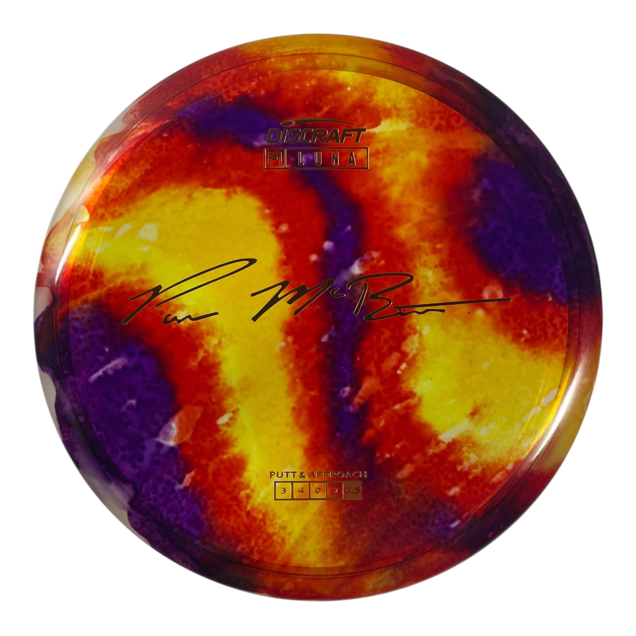 Discraft Luna | Z Line Fly Dye | Orange/Bronze 172g (Paul McBeth) Disc Golf