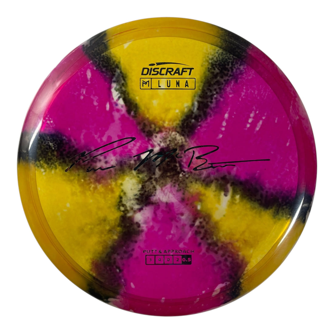 Discraft Luna | Z Line Fly Dye | Pink/Black Holo 172g (Paul McBeth) Disc Golf