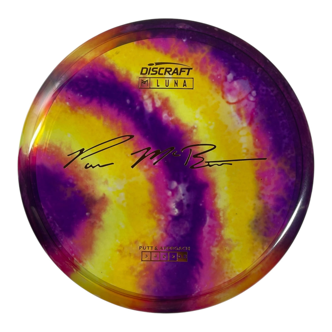 Discraft Luna | Z Line Fly Dye | Purple/Bronze 172g (Paul McBeth) Disc Golf