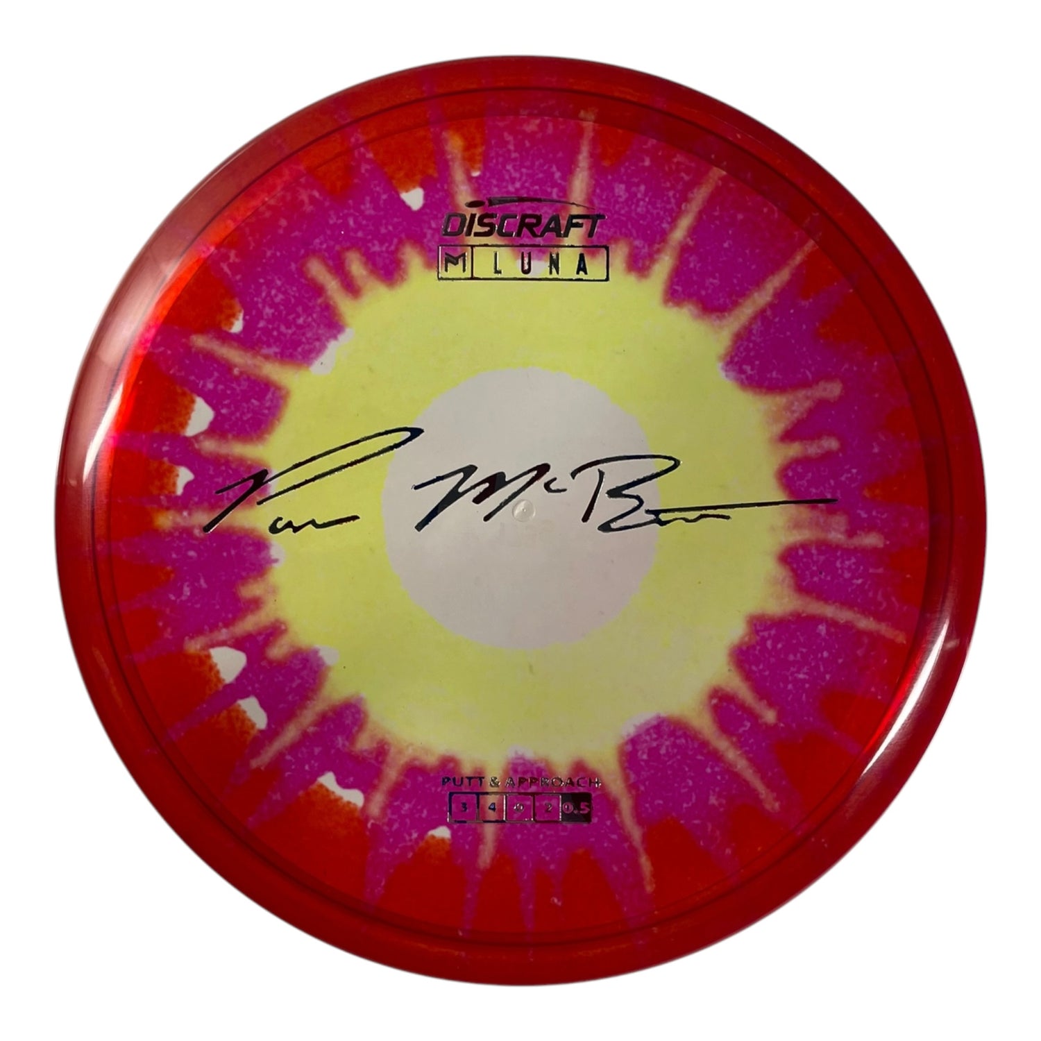 Discraft Luna | Z Line Fly Dye | Red/USA 173g (Paul McBeth) Disc Golf