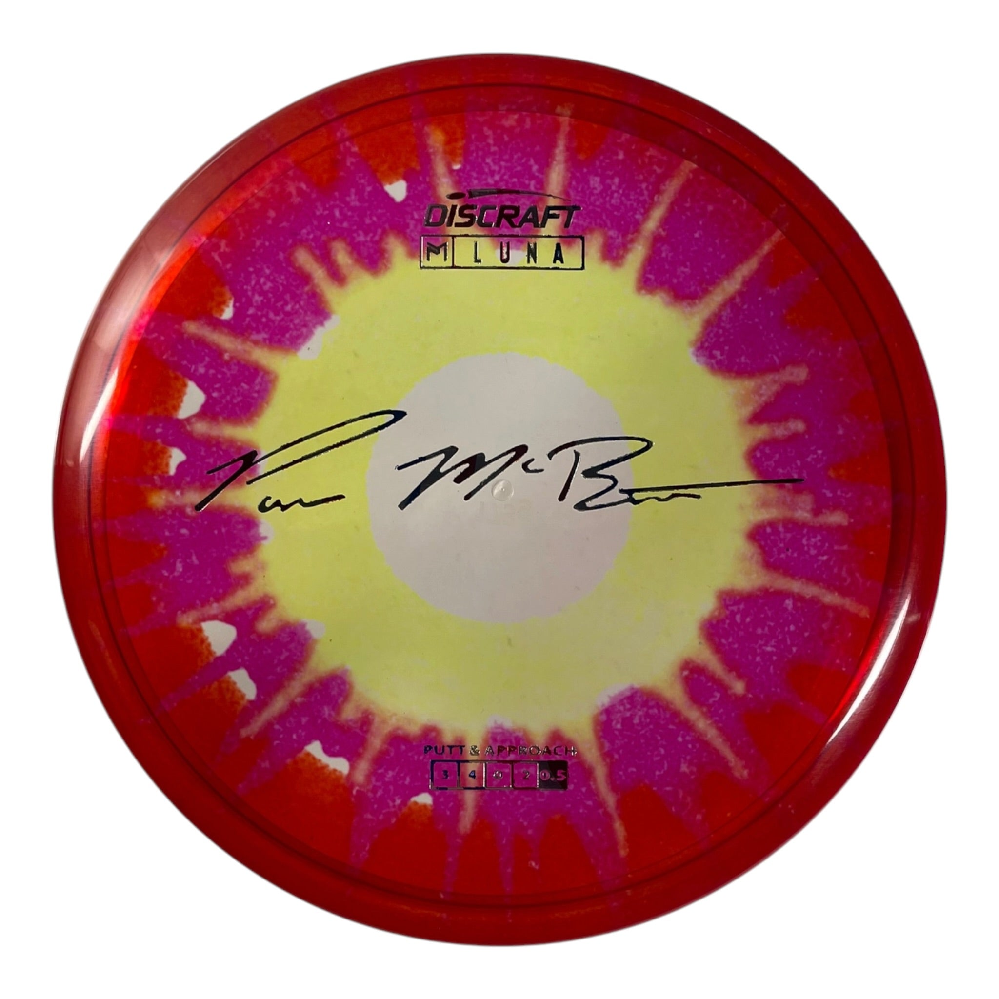 Discraft Luna | Z Line Fly Dye | Red/USA 173g (Paul McBeth) Disc Golf