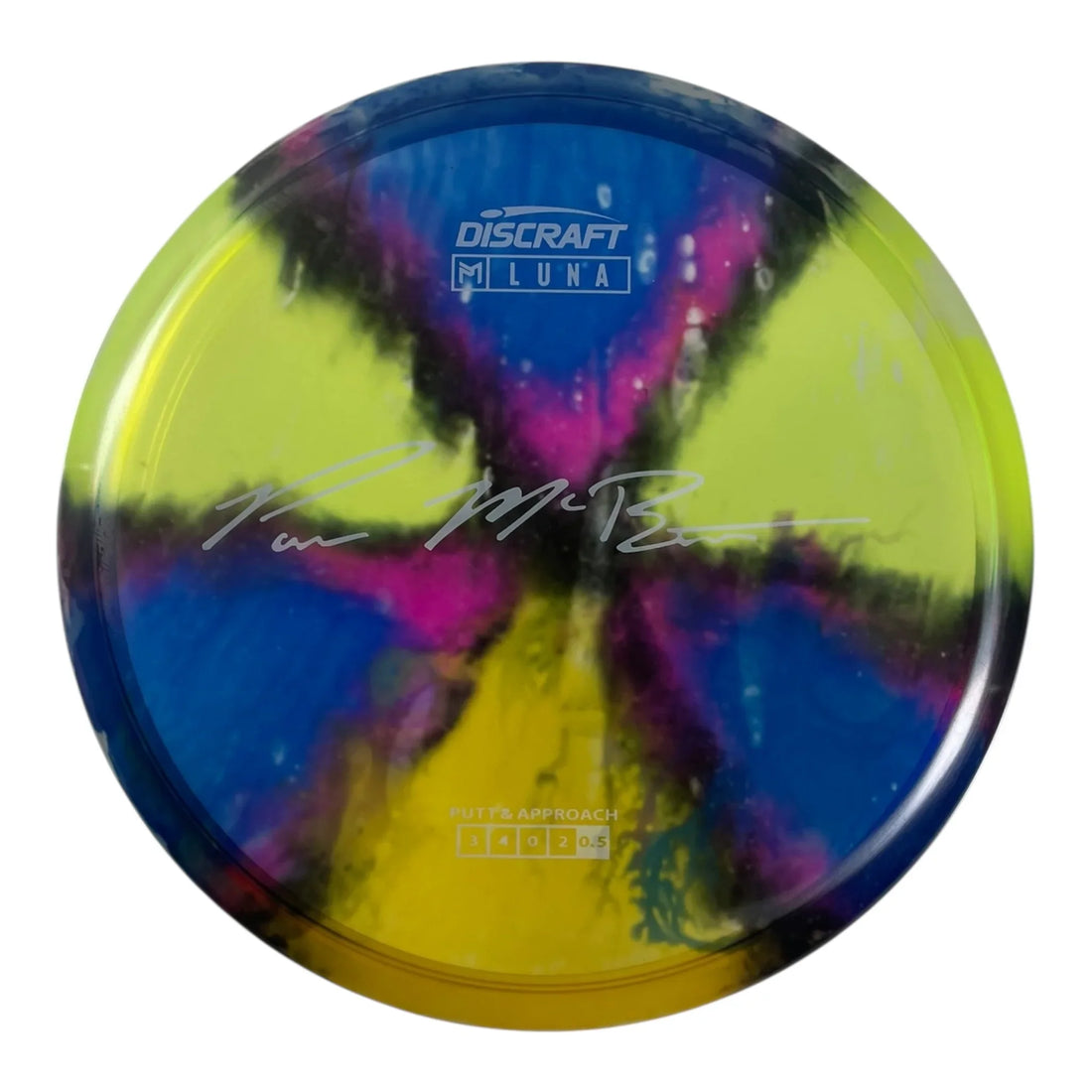 Discraft Luna | Z Line Fly Dye | Toxic/White 171g (Paul McBeth) Disc Golf
