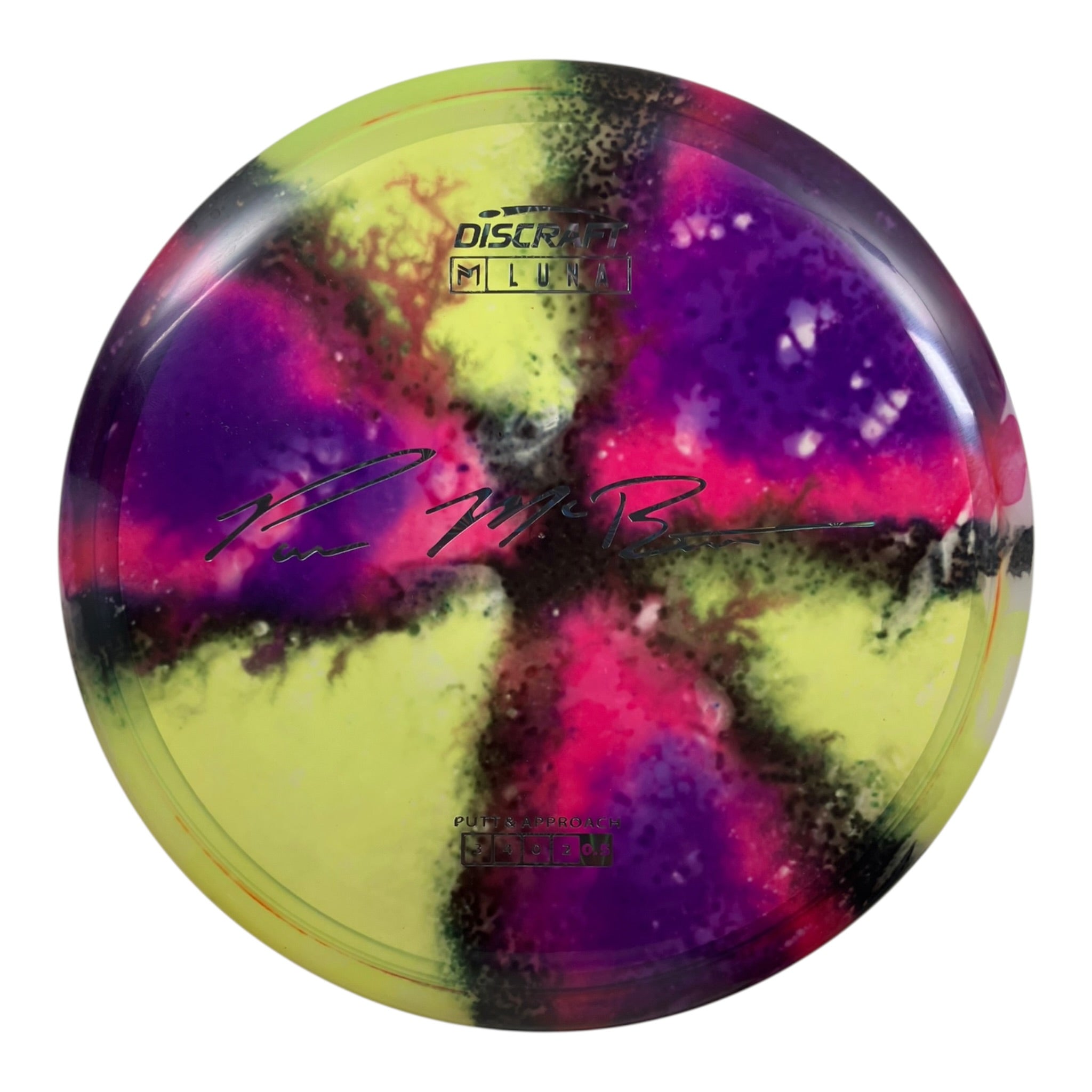 Discraft Luna | Z Line Fly Dye |Purple/Green/Oil Slick 172g (Paul McBeth) Disc Golf