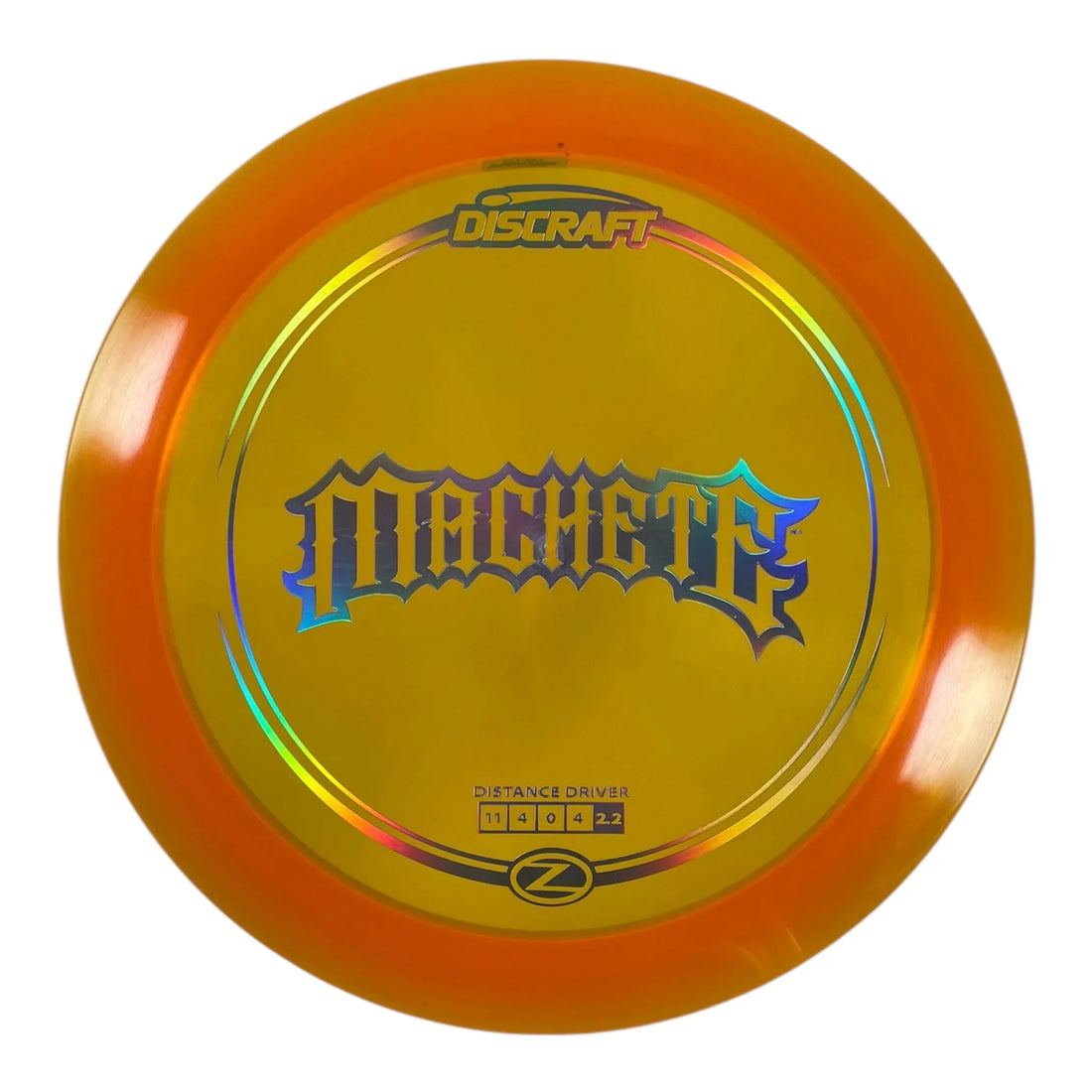Discraft Machete | Z Line | Orange/Holo 174g Disc Golf