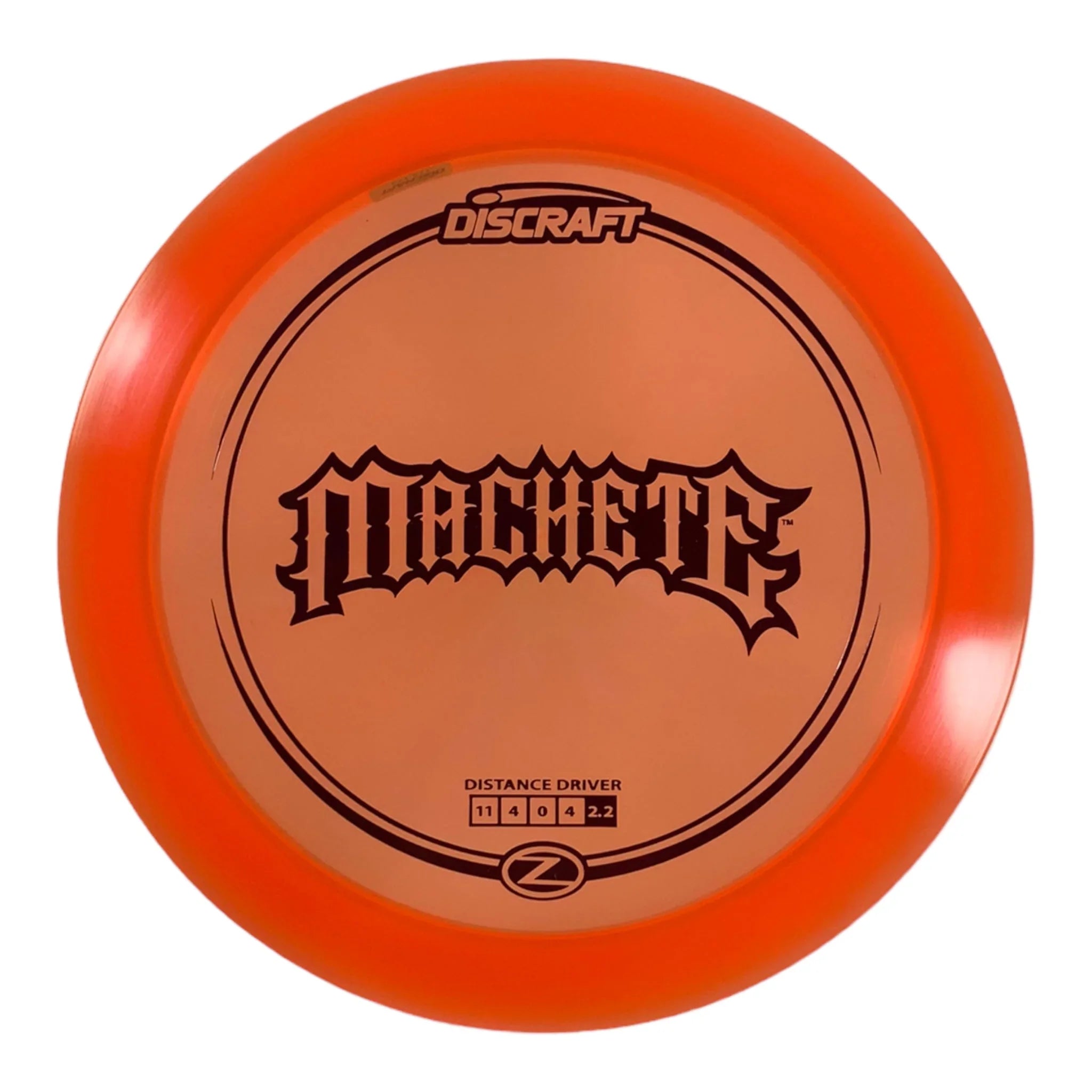 Discraft Machete | Z Line | Orange/Red 174g Disc Golf