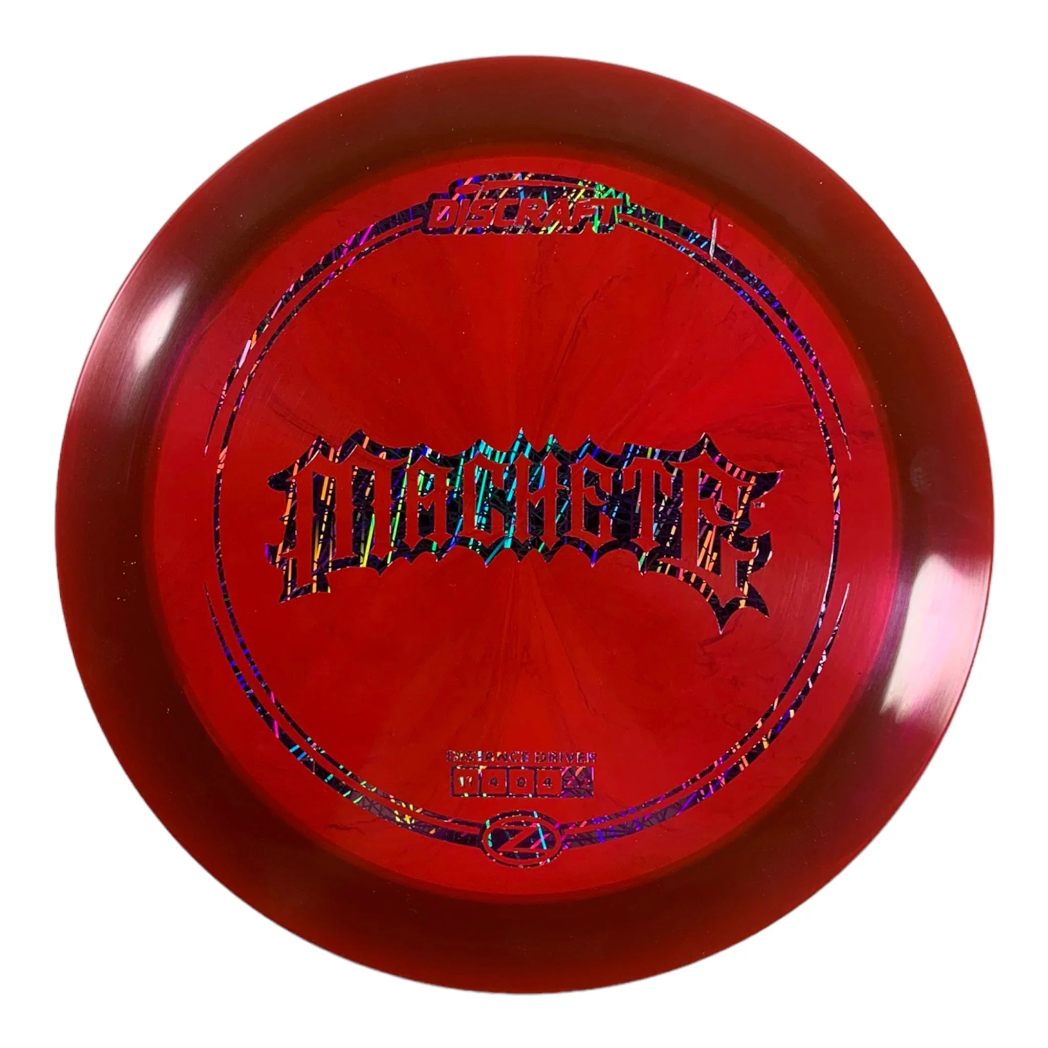 Discraft Machete | Z Line | Red/Purple Holo 174g Disc Golf