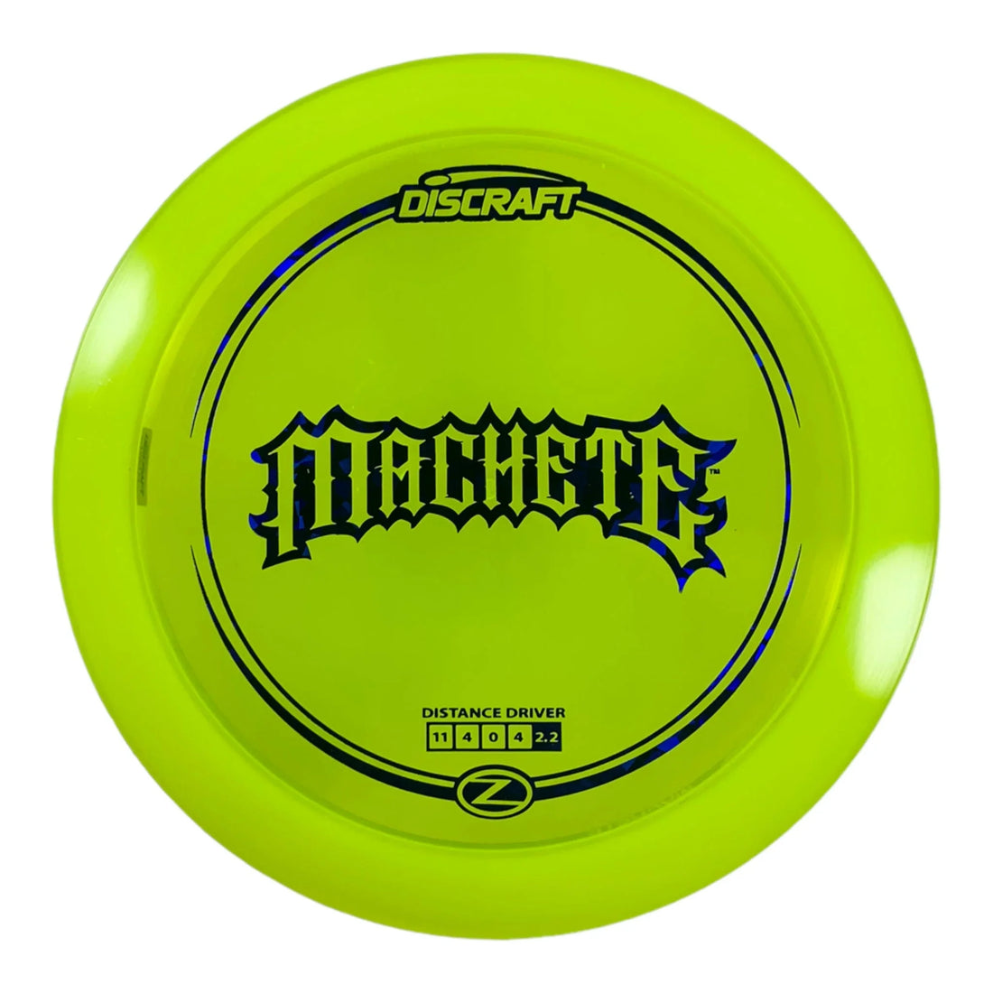 Discraft Machete | Z Line | Yellow/Blue 174g Disc Golf