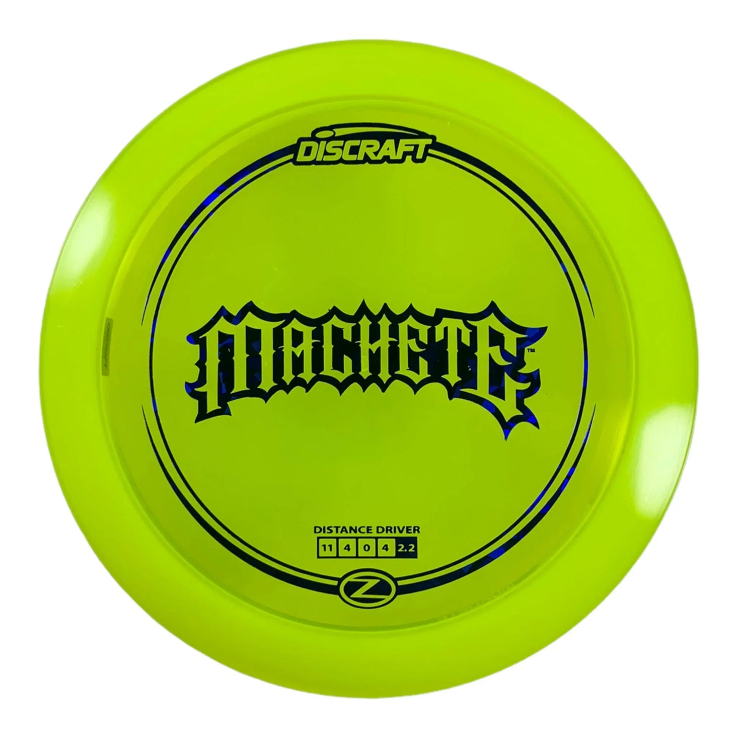 Discraft Machete | Z Line | Yellow/Blue 174g Disc Golf