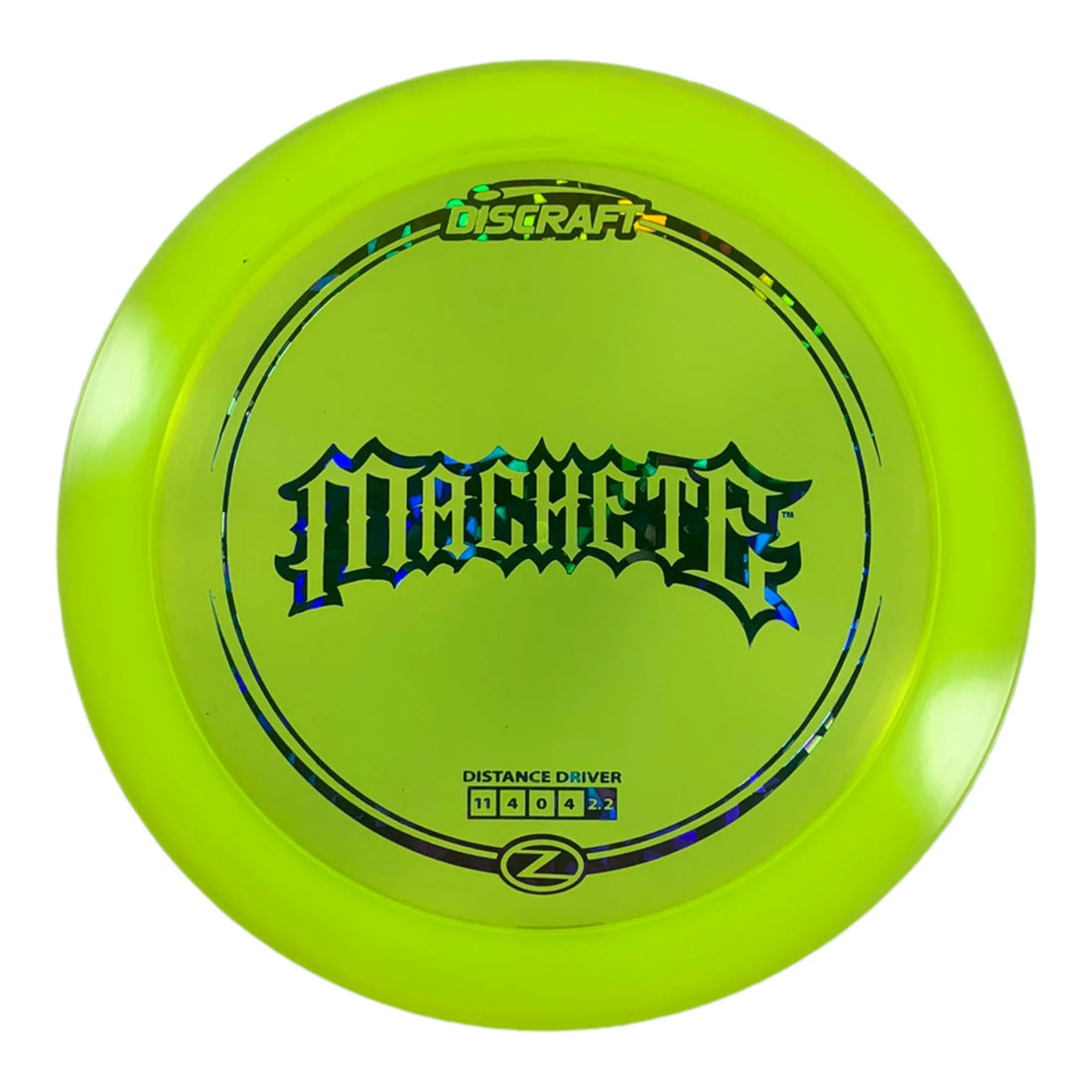 Discraft Machete | Z Line | Yellow/Sunset 174g Disc Golf