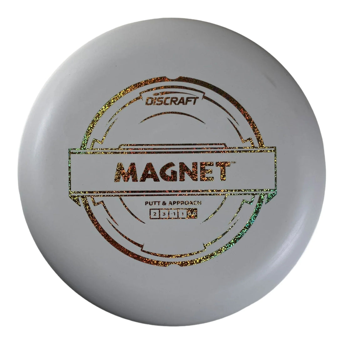 Discraft Magnet | Putter Line | White/Gold 173g Disc Golf