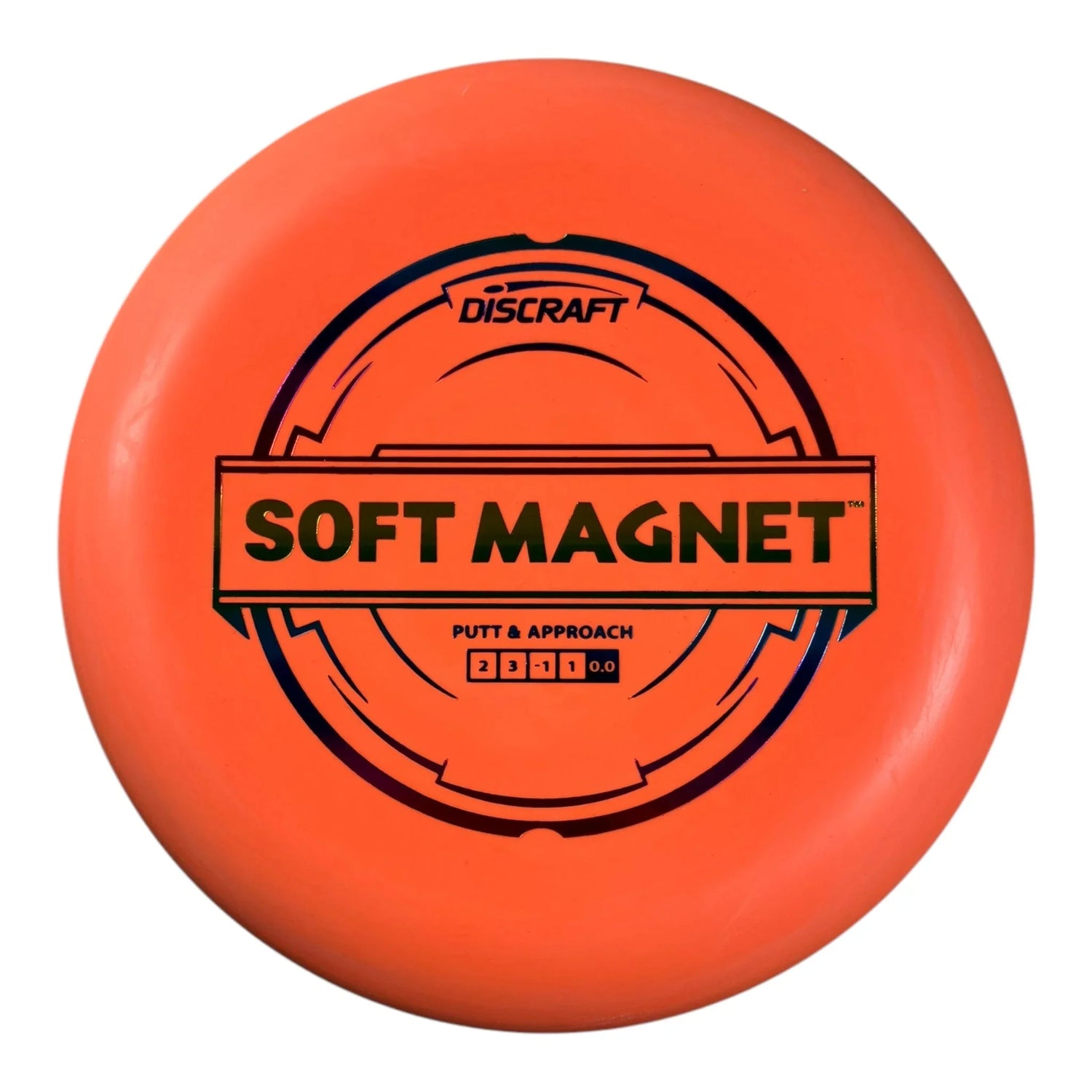 Discraft Magnet | Putter Line Soft | Orange/Multi 160 - 170g Disc Golf