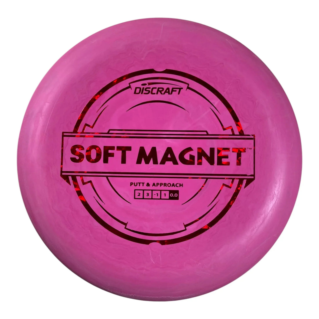 Discraft Magnet | Putter Line Soft | Pink/Red 173g Disc Golf