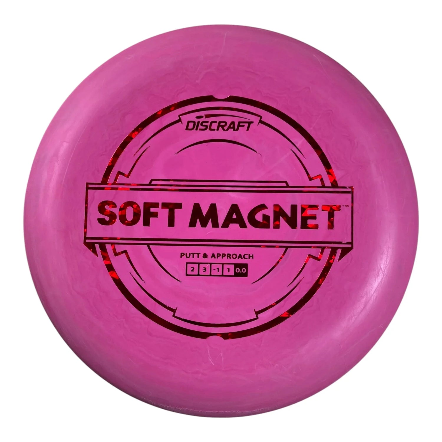 Discraft Magnet | Putter Line Soft | Pink/Red 173g Disc Golf