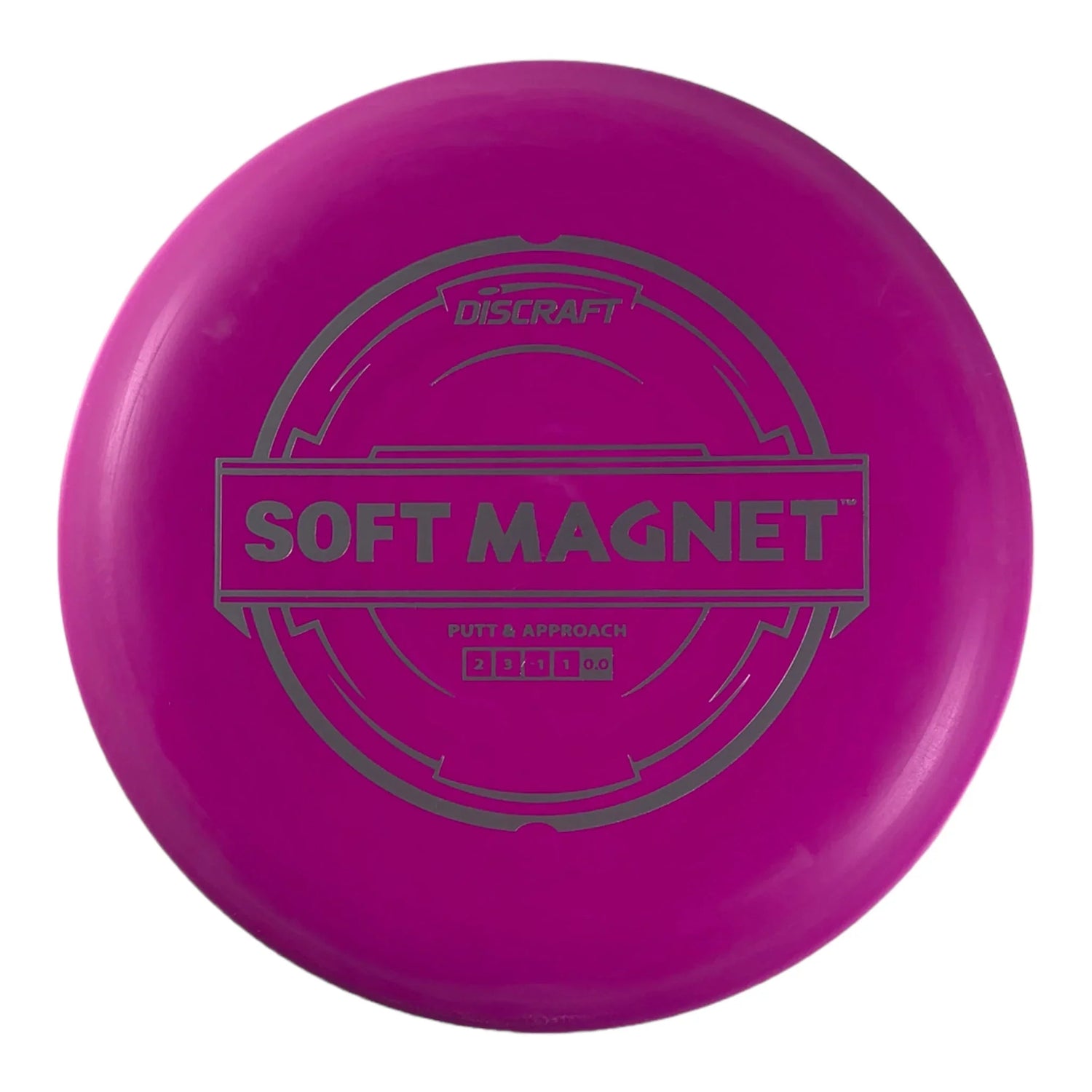 Discraft Magnet | Putter Line Soft | Pink/Silver 174g Disc Golf
