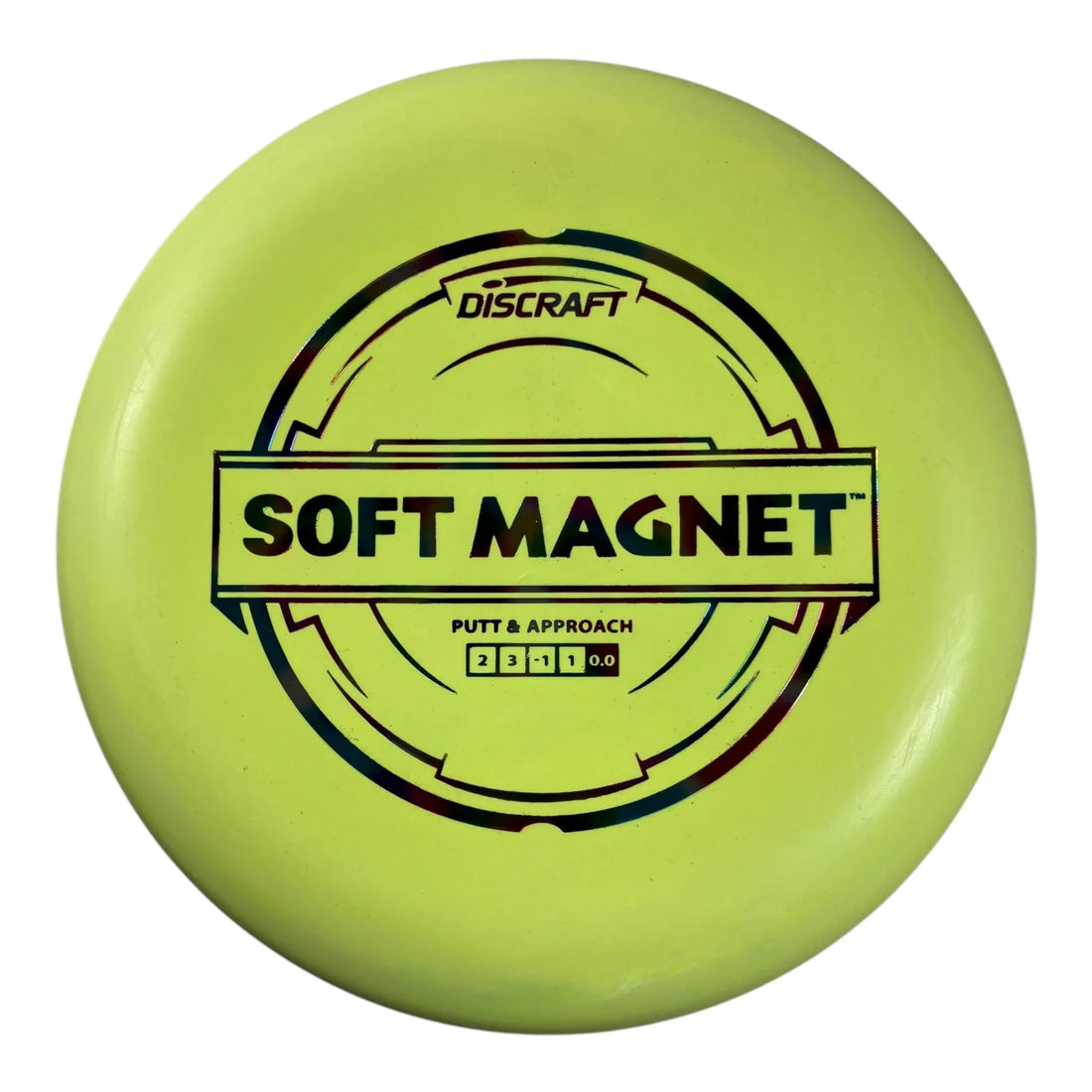 Discraft Magnet | Putter Line Soft | Yellow/Multi 160g Disc Golf