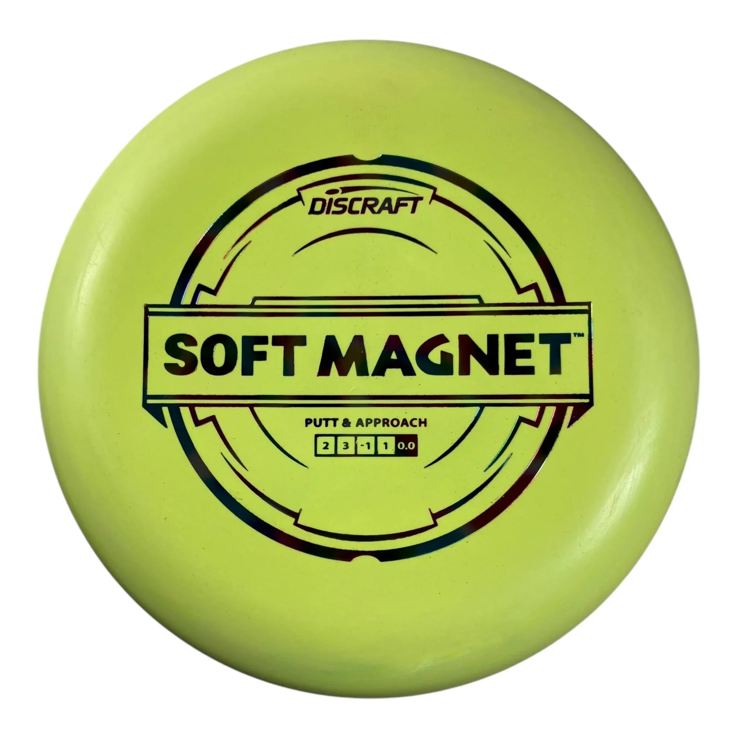 Discraft Magnet | Putter Line Soft | Yellow/Multi 160g Disc Golf