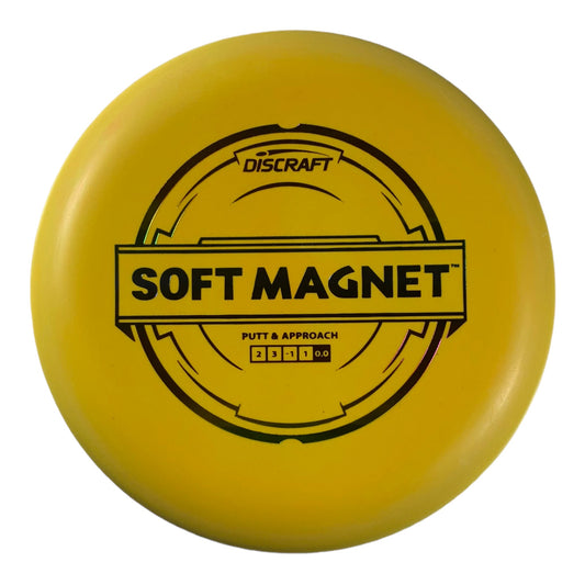 Discraft Magnet | Putter Line Soft | Yellow/Rainbow 169g Disc Golf