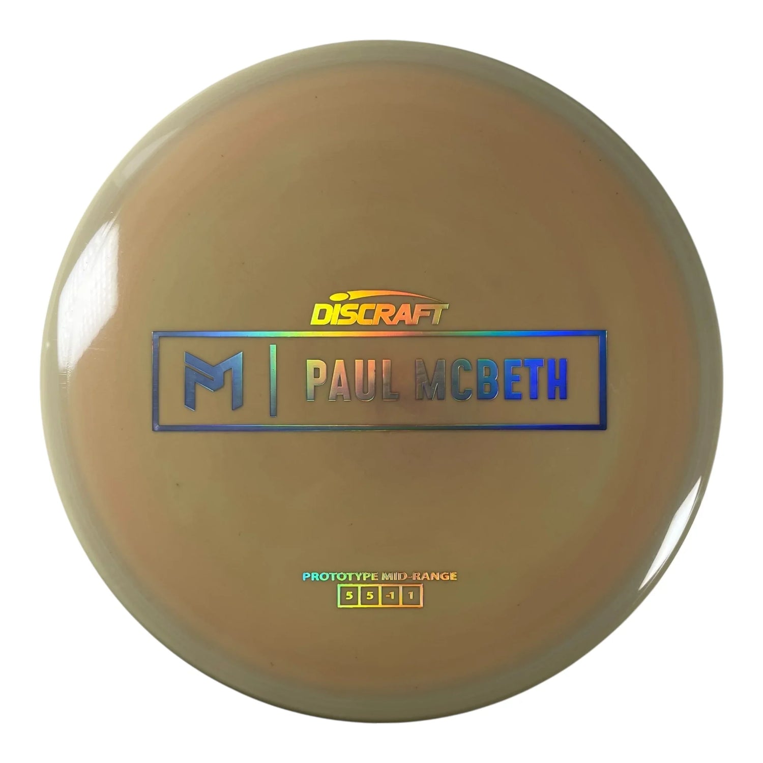 Discraft Malita - Prototype | ESP | Tan/Silver 169g (Paul McBeth) Disc Golf
