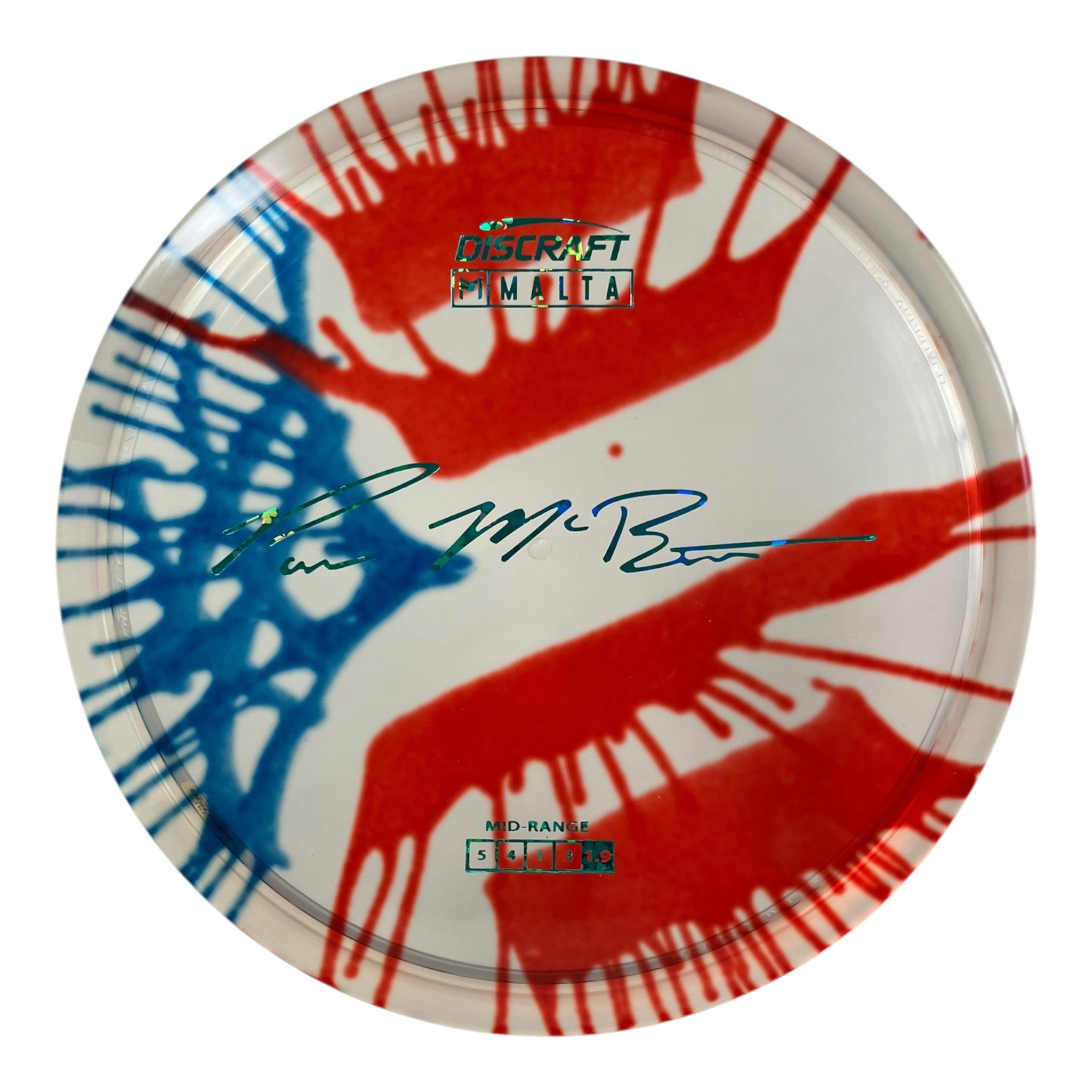 Discraft Malta | Z Line Fly Dye | USA/Clovers 169g (Paul McBeth) Disc Golf