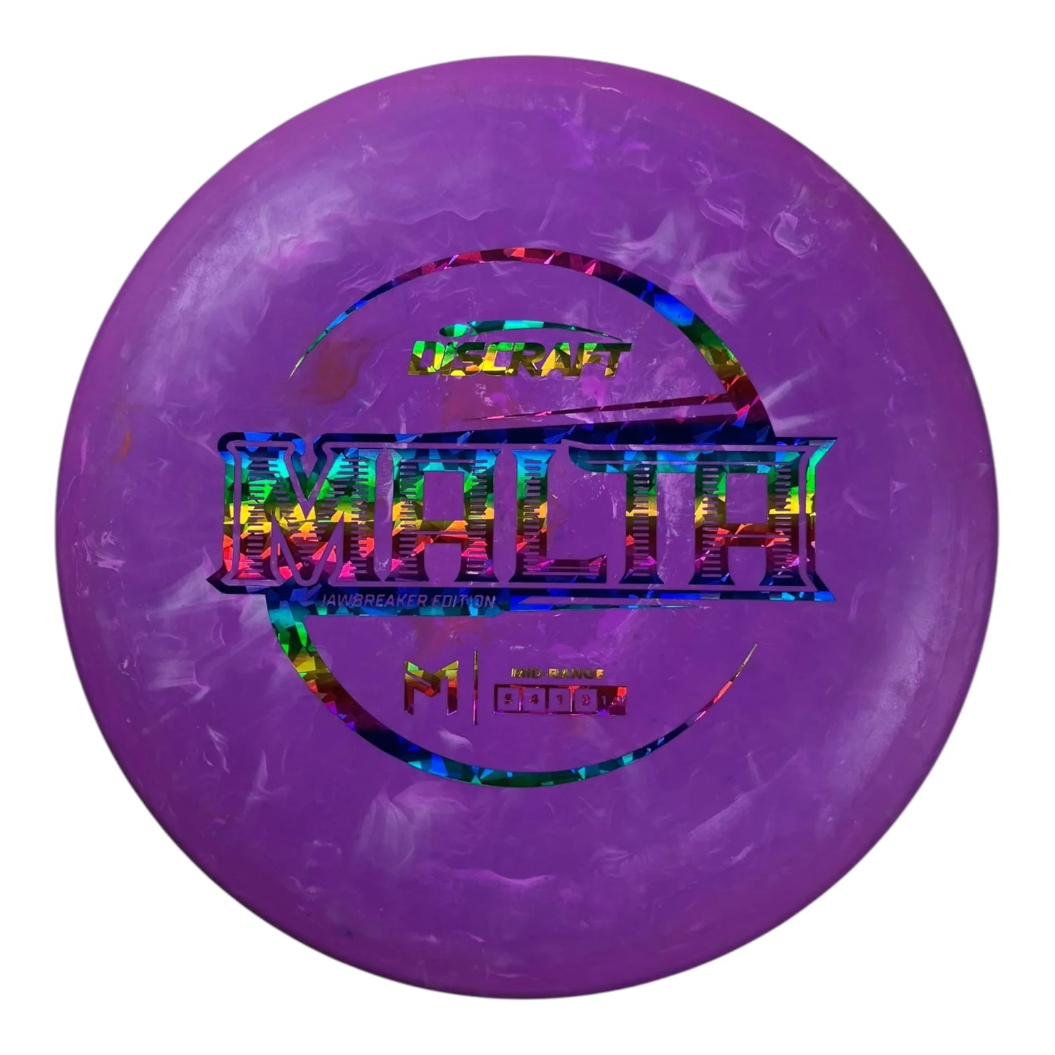 Discraft Malta - Used Like New | Jawbreaker | Purple/Rainbow 173g (Paul McBeth) Disc Golf