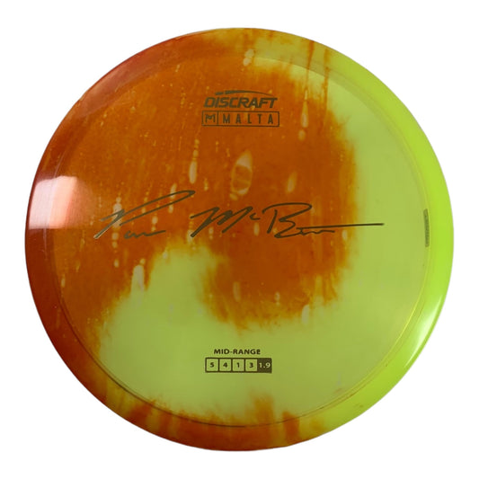 Discraft Malta | Z Line Fly Dye | Green/Gold 174g (Paul McBeth) Disc Golf