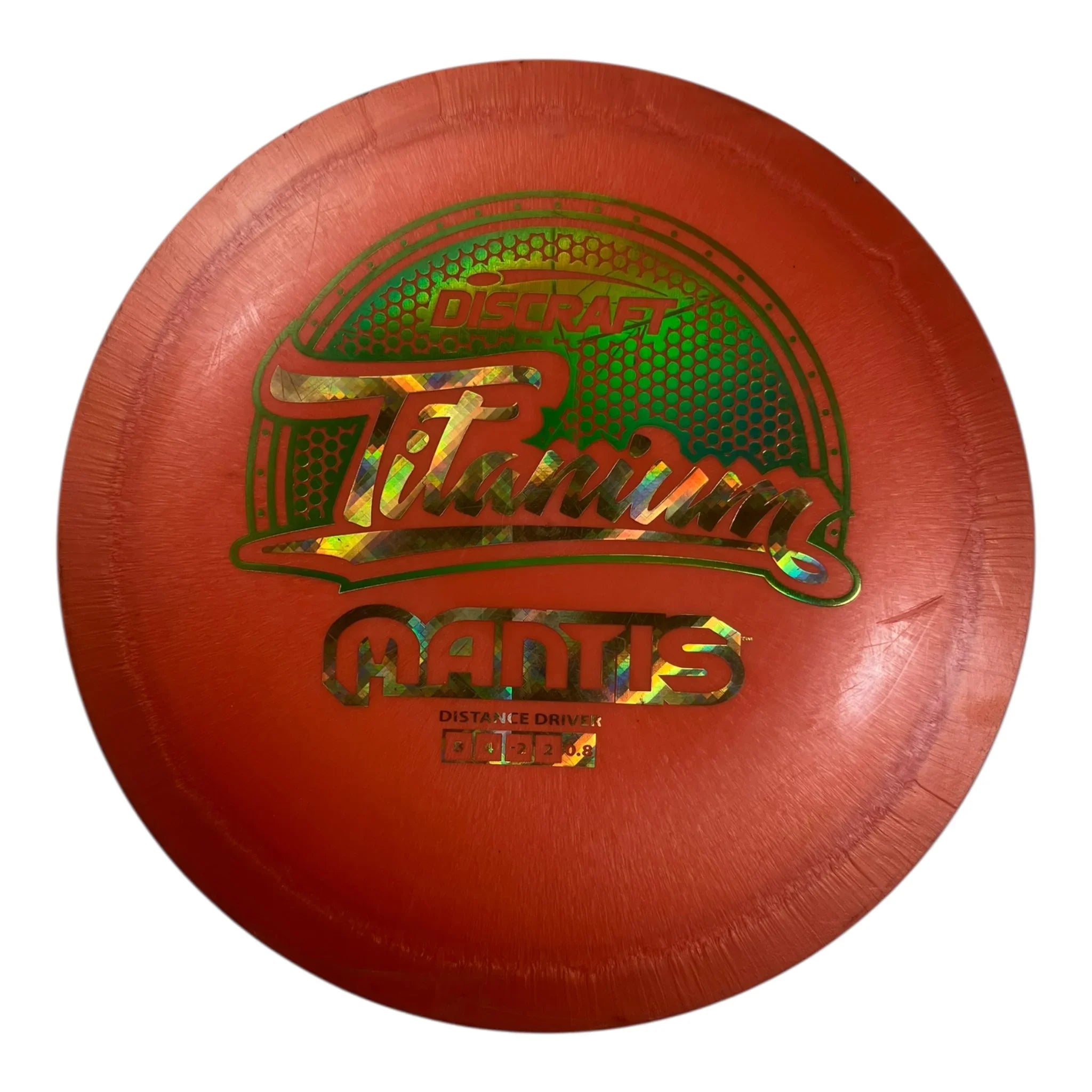 Discraft Mantis - Used Fair | Titanium | Orange/Gold 166g Disc Golf