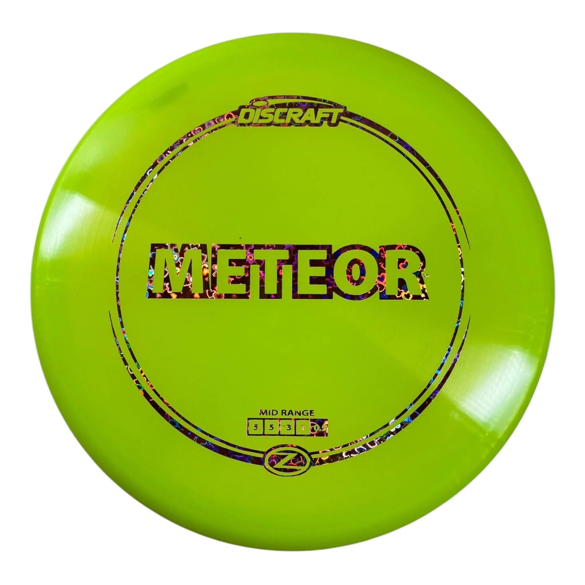Discraft Meteor | Z Line | Yellow/Hearts 177g Disc Golf
